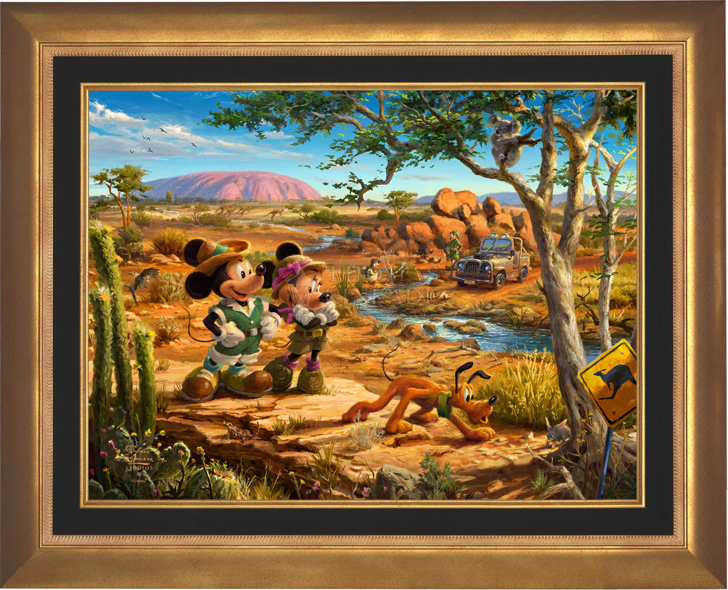 Disney Mickey and Minnie in the Outback - Jewel Edition Art