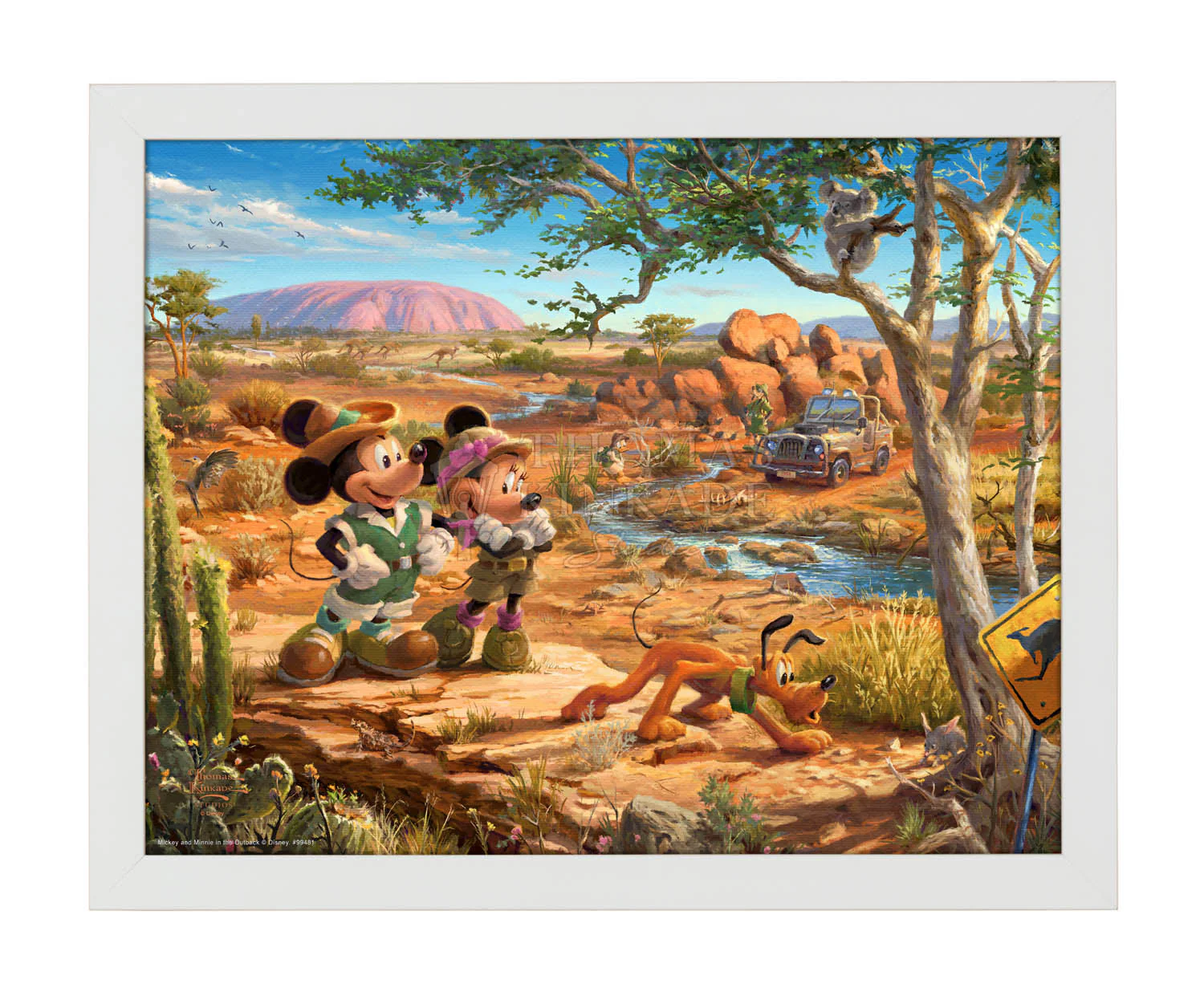 Disney Mickey and Minnie in the Outback - Art Prints - Image 4