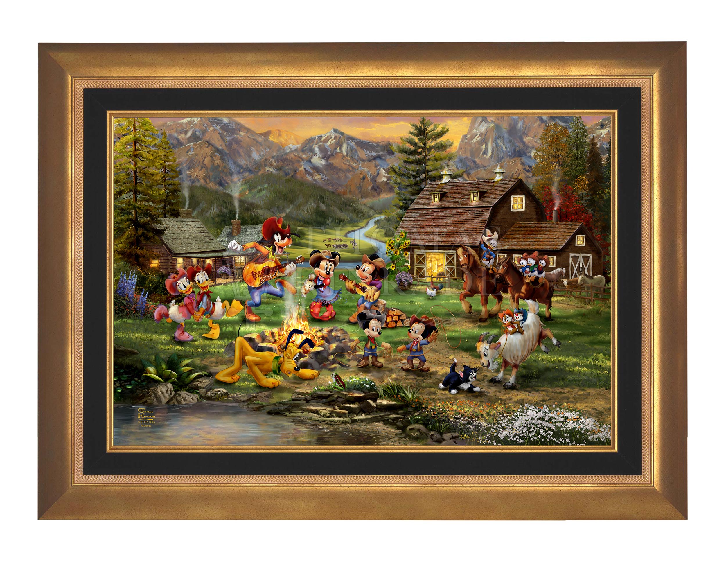 Disney Mickey and Minnie Rocky Mountain Round-Up - Jewel Edition Art