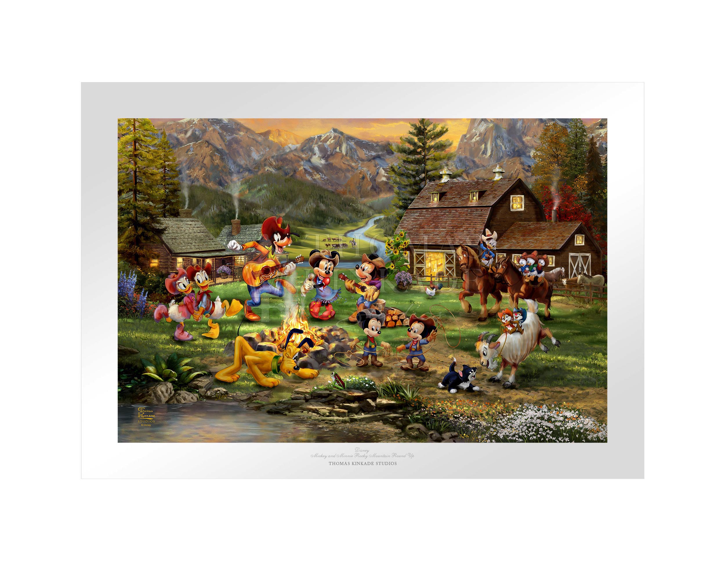 Disney Mickey and Minnie Rocky Mountain Round-Up - Limited Edition Paper - Image 2