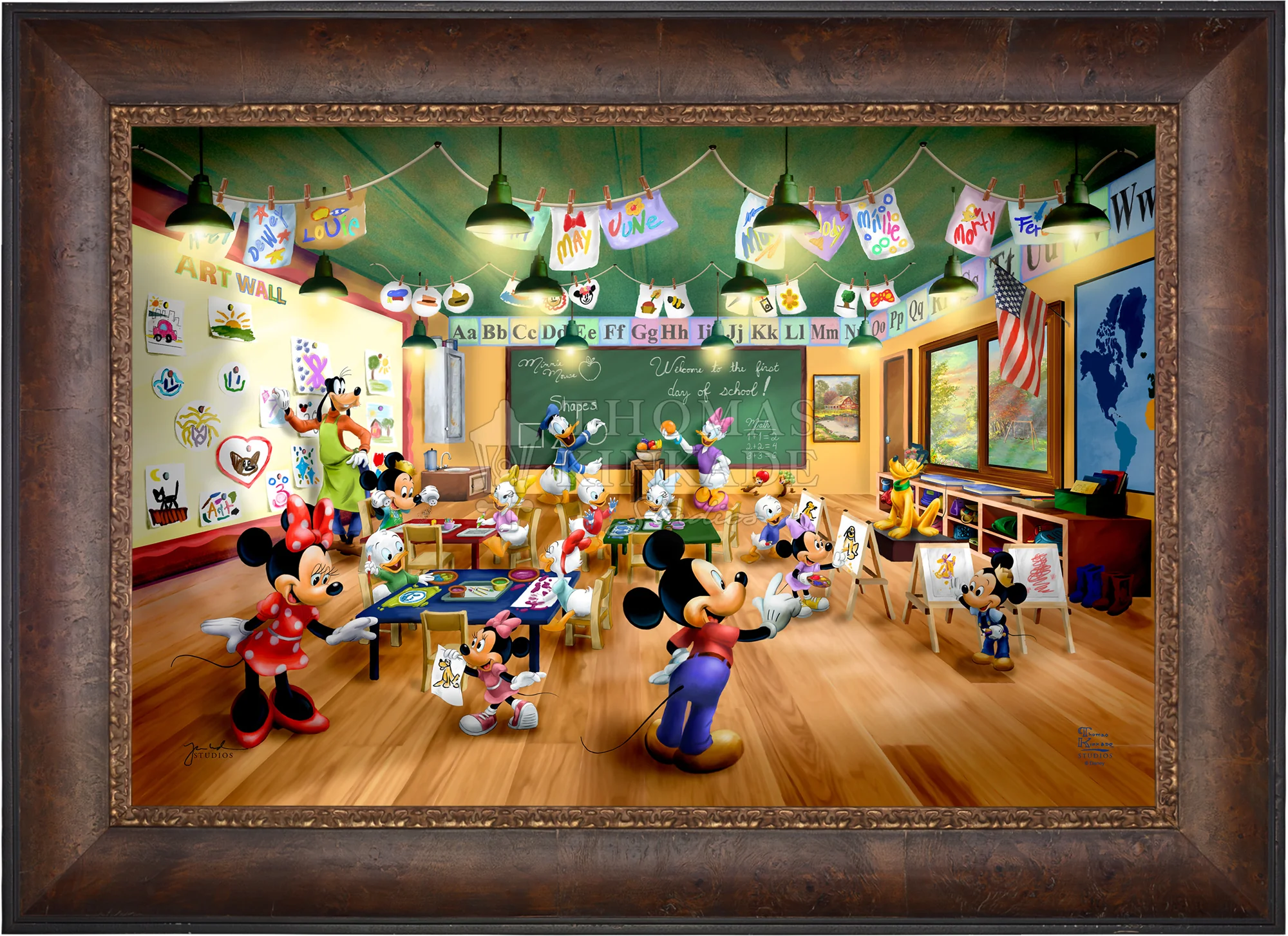 Disney Mickey and Minnie Schoolhouse - Limited Edition Canvas - Image 20