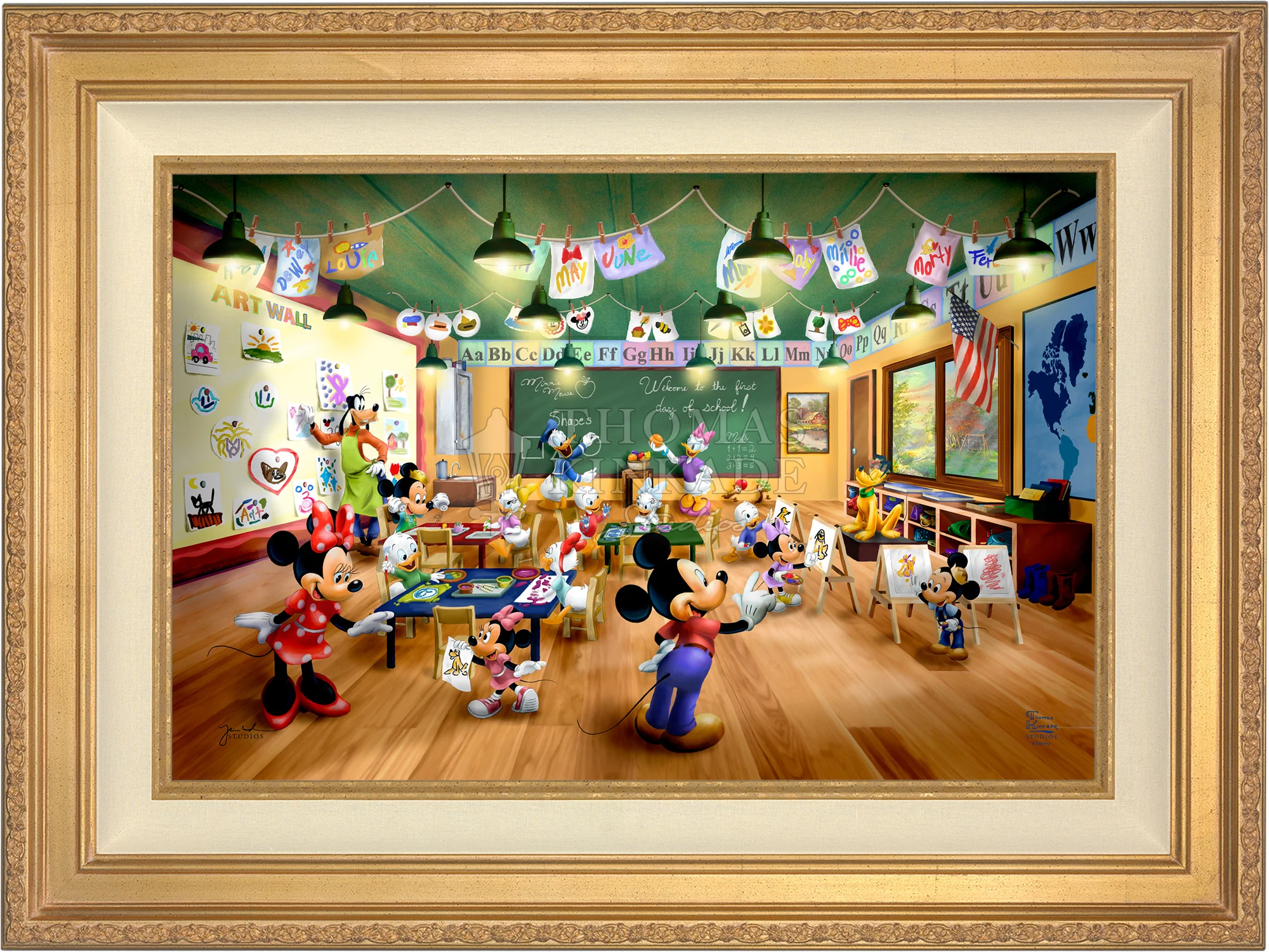 Disney Mickey and Minnie Schoolhouse - Jewel Edition Art - Image 12