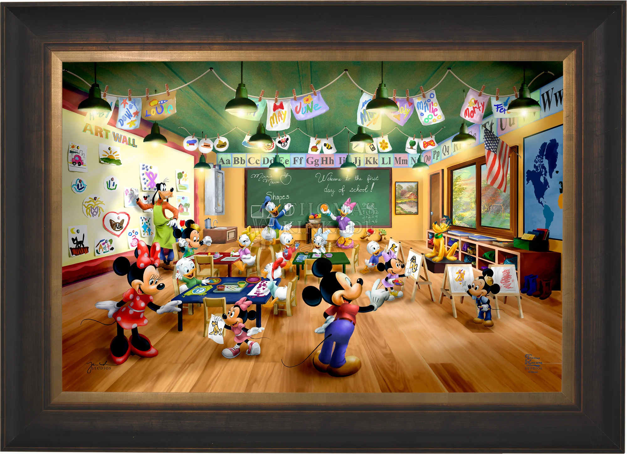 Disney Mickey and Minnie Schoolhouse - Jewel Edition Art - Image 17