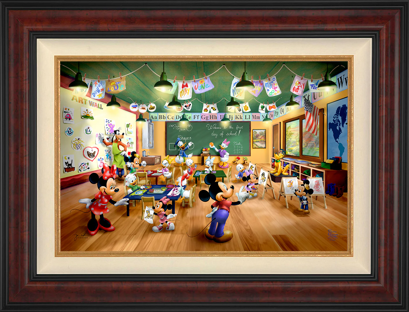 Disney Mickey and Minnie Schoolhouse - Jewel Edition Art - Image 26