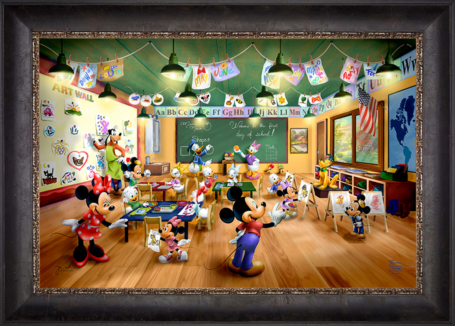 Disney Mickey and Minnie Schoolhouse - Jewel Edition Art - Image 31