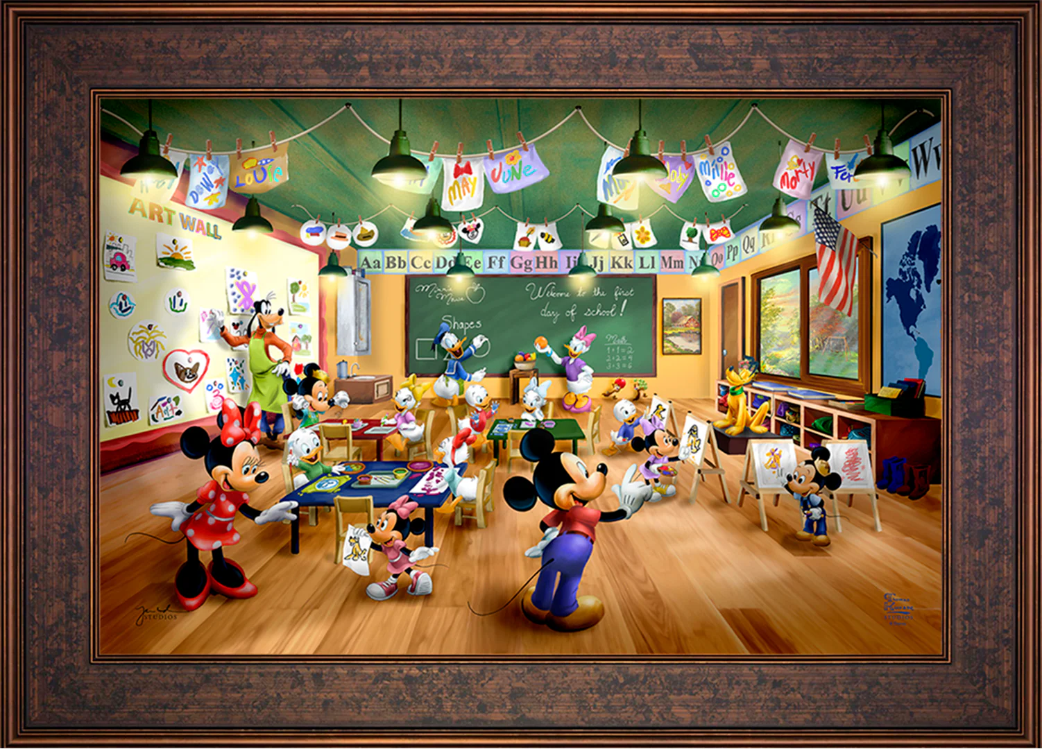 Disney Mickey and Minnie Schoolhouse - Jewel Edition Art - Image 33