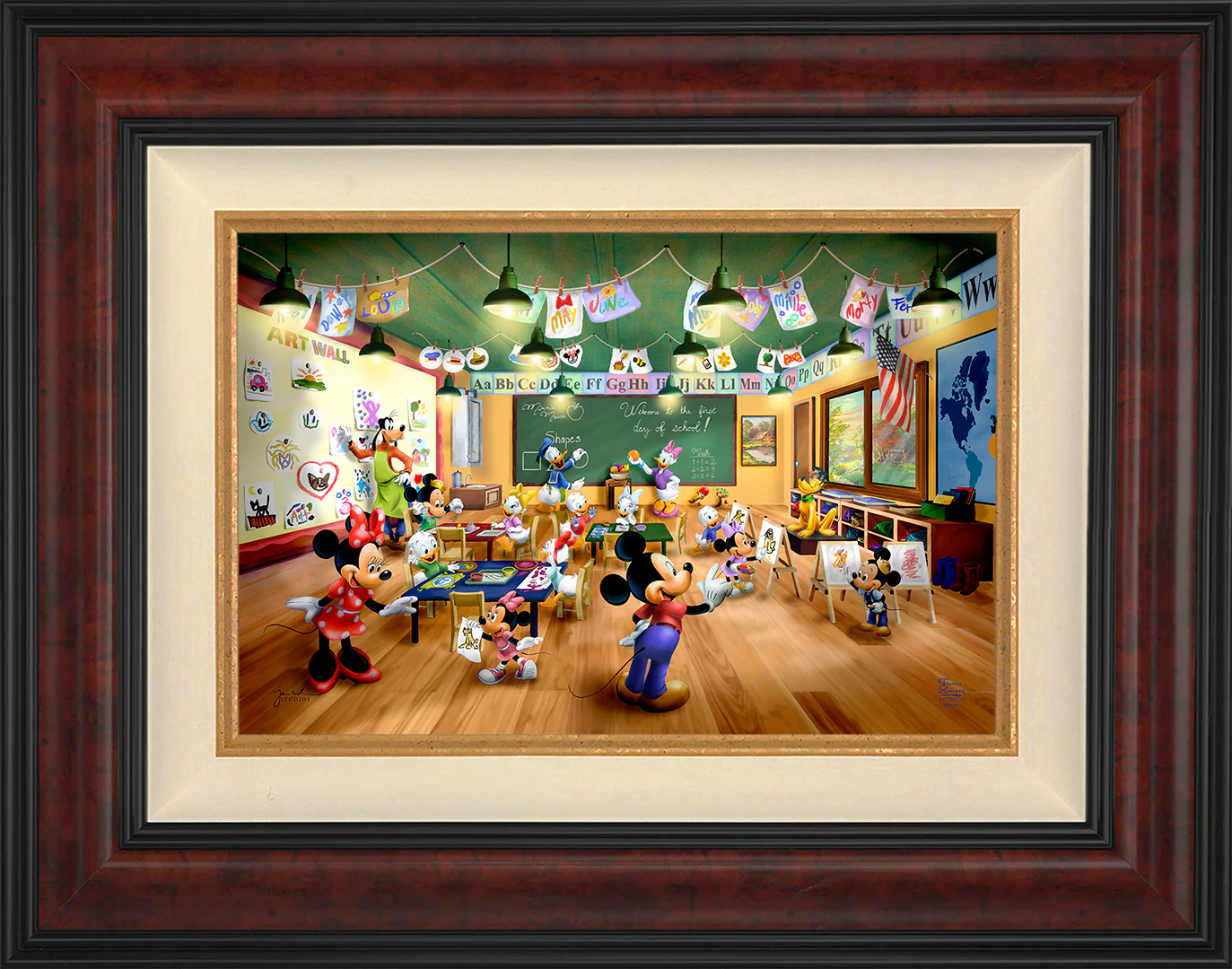 Disney Mickey and Minnie Schoolhouse - Jewel Edition Art - Image 5