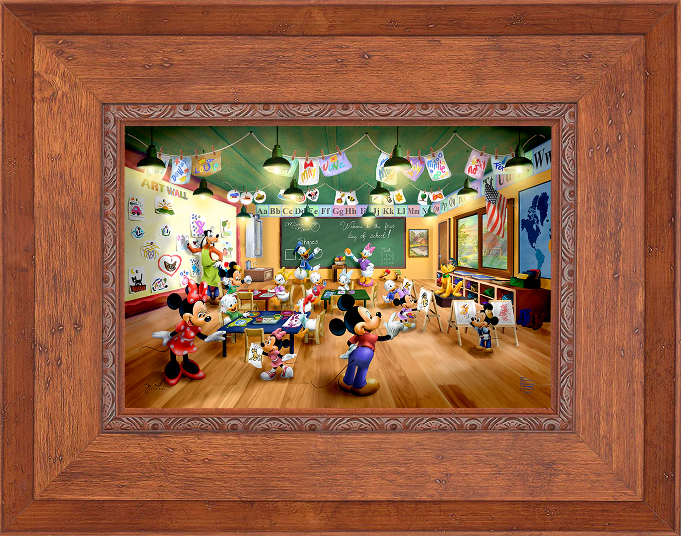Disney Mickey and Minnie Schoolhouse - Jewel Edition Art - Image 6