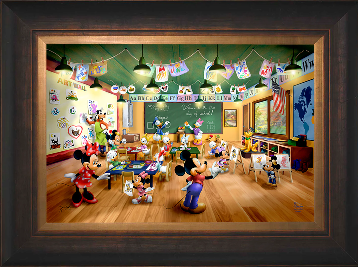 Disney Mickey and Minnie Schoolhouse - Jewel Edition Art - Image 7