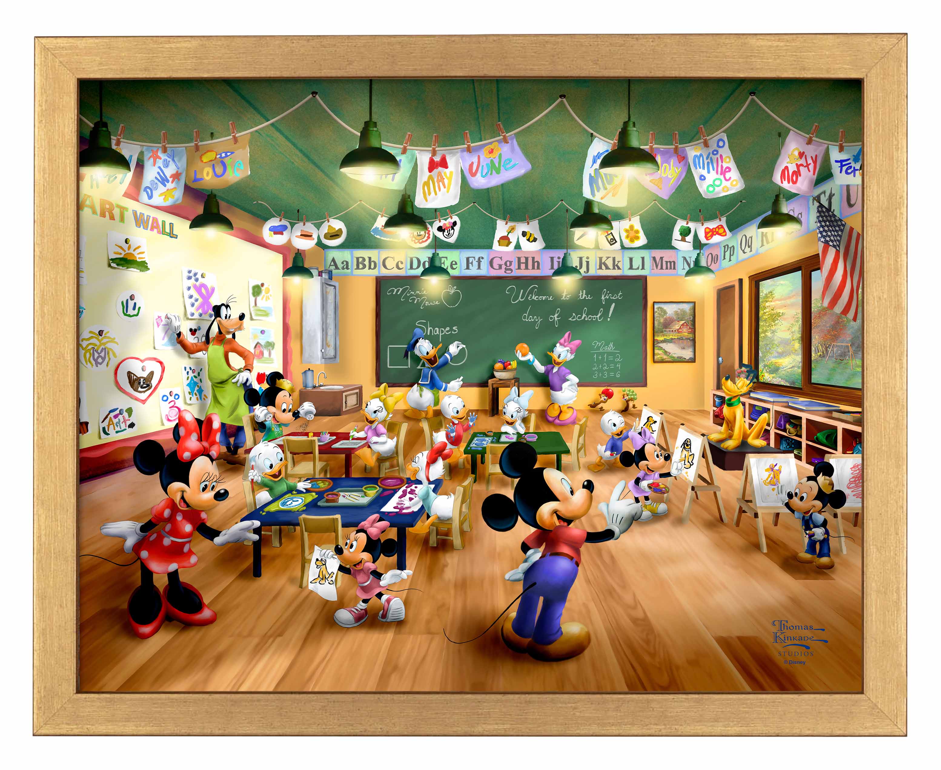Disney Mickey and Minnie Schoolhouse - Art Prints - Image 5