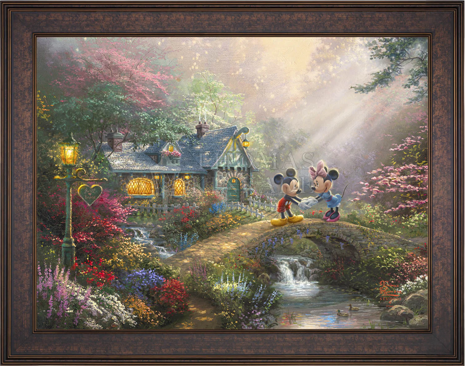 Disney Mickey and Minnie - Sweetheart Bridge - Jewel Edition Art - Image 13