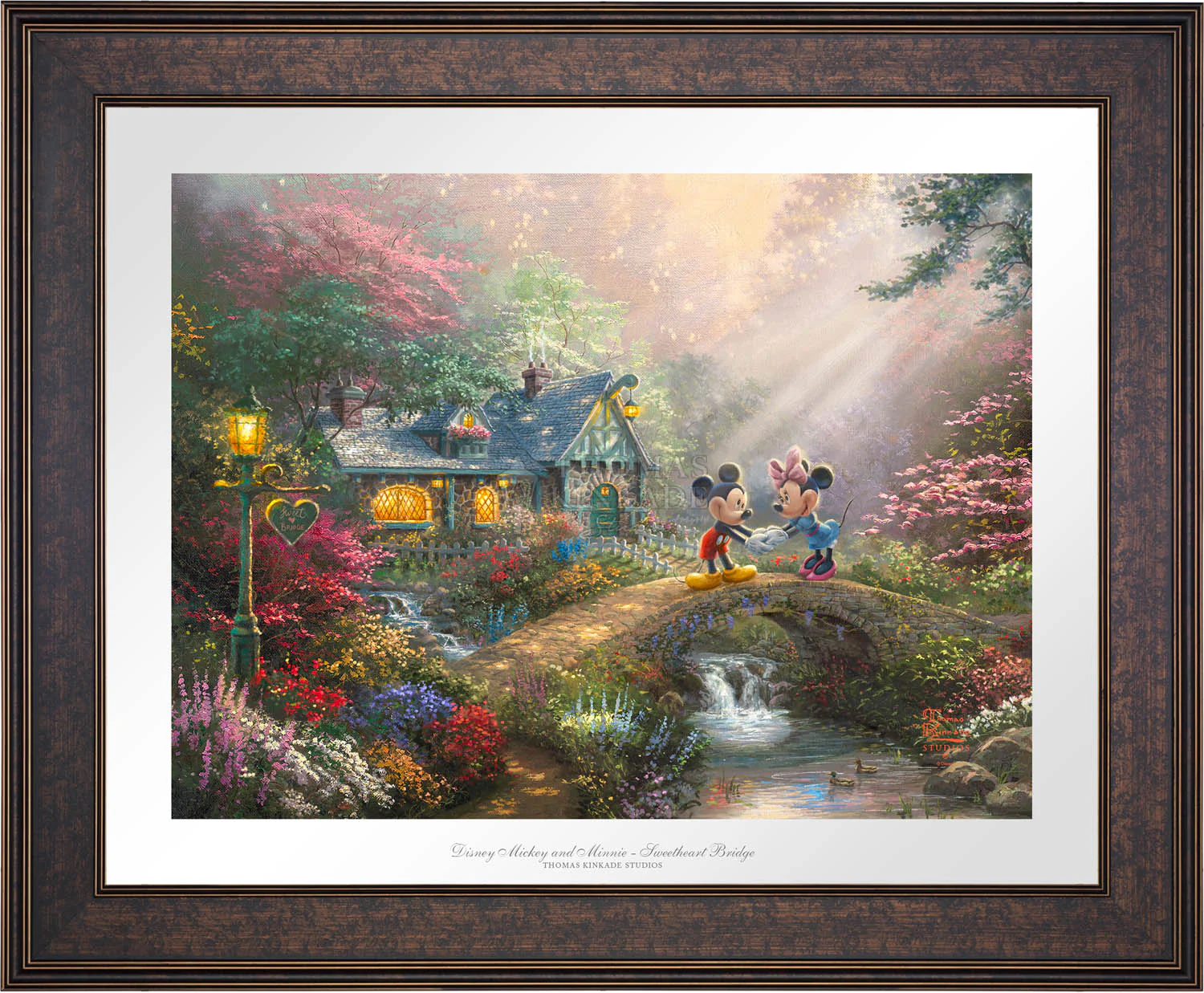 Disney Mickey and Minnie - Sweetheart Bridge - Limited Edition Paper - Image 2