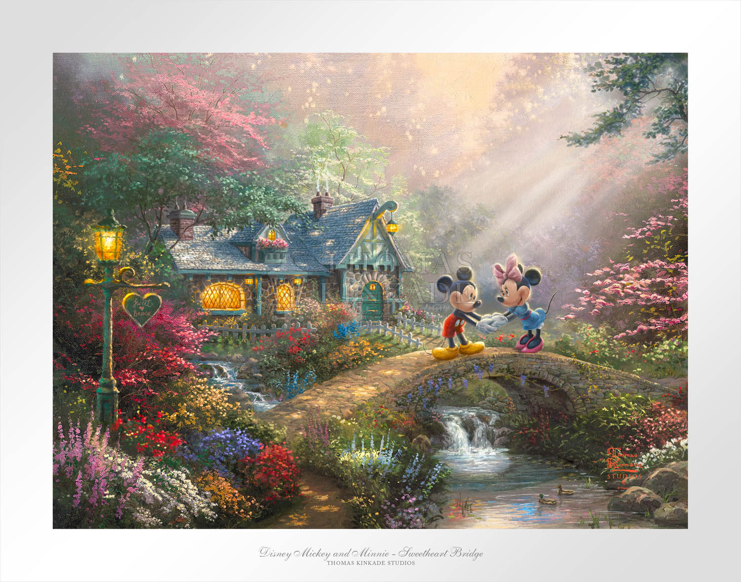 Disney Mickey and Minnie - Sweetheart Bridge - Limited Edition Paper - Image 6
