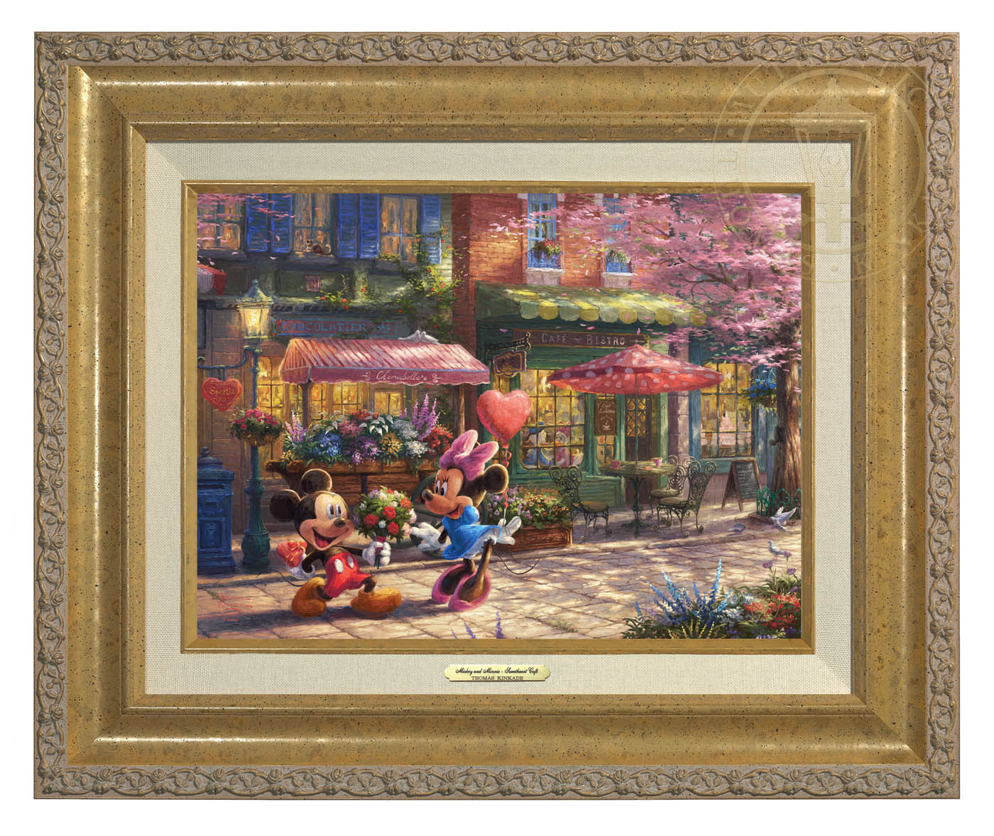 Disney Mickey and Minnie - Sweetheart Café - Canvas Classics - Image 2