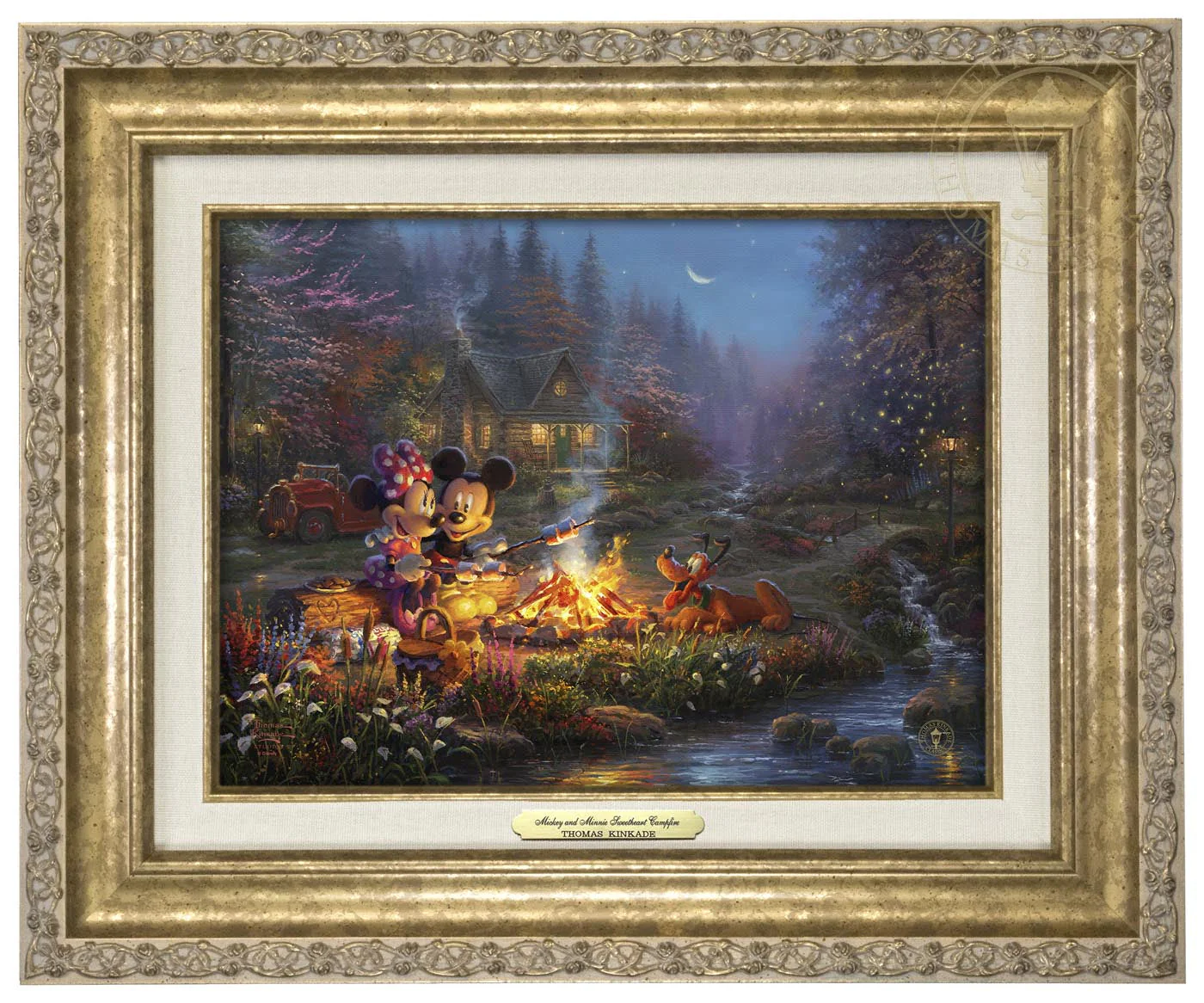 Disney Mickey and Minnie - Sweetheart Campfire - Canvas Classics - Image 2