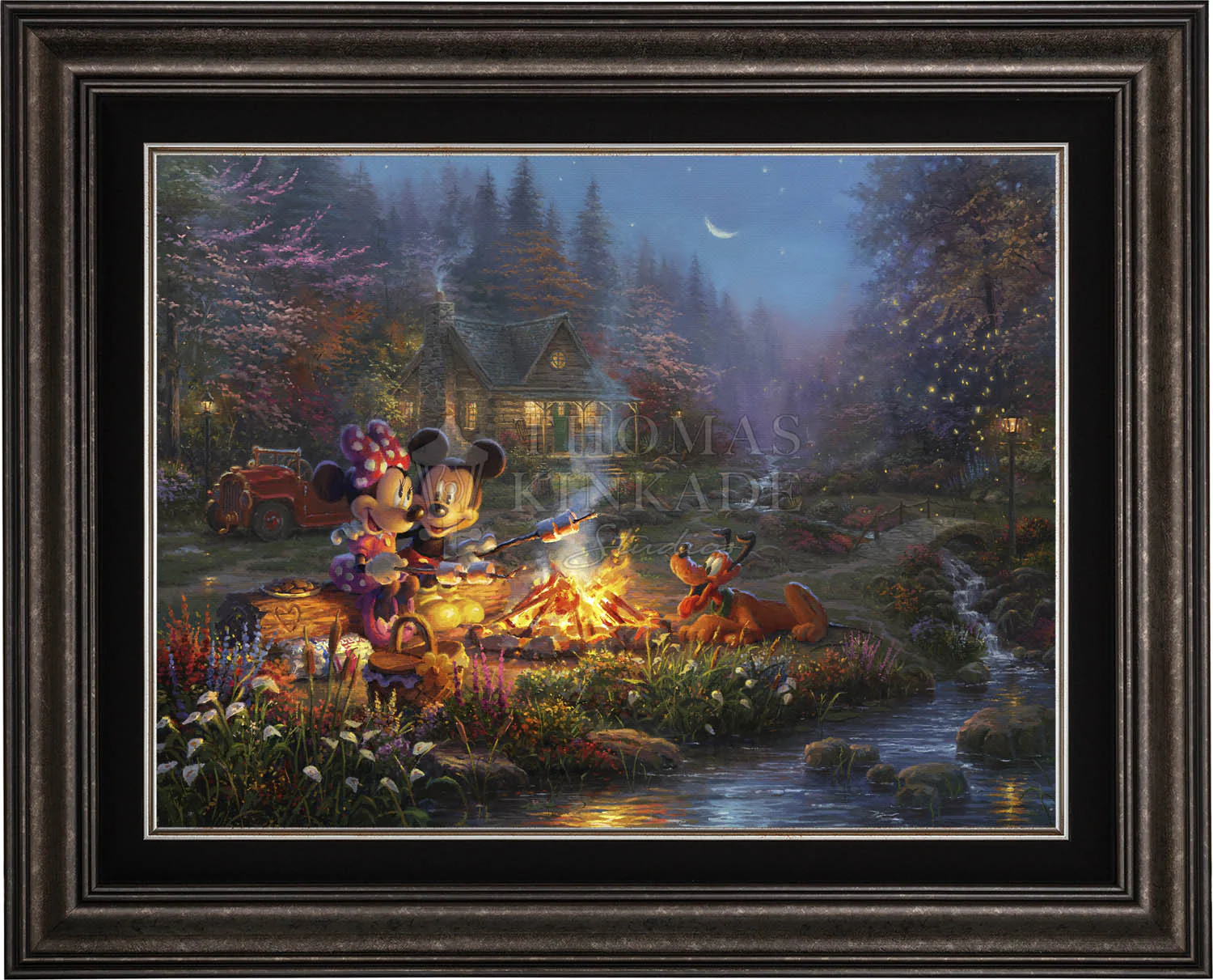 Disney Mickey and Minnie - Sweetheart Campfire - Limited Edition Canvas - Image 10