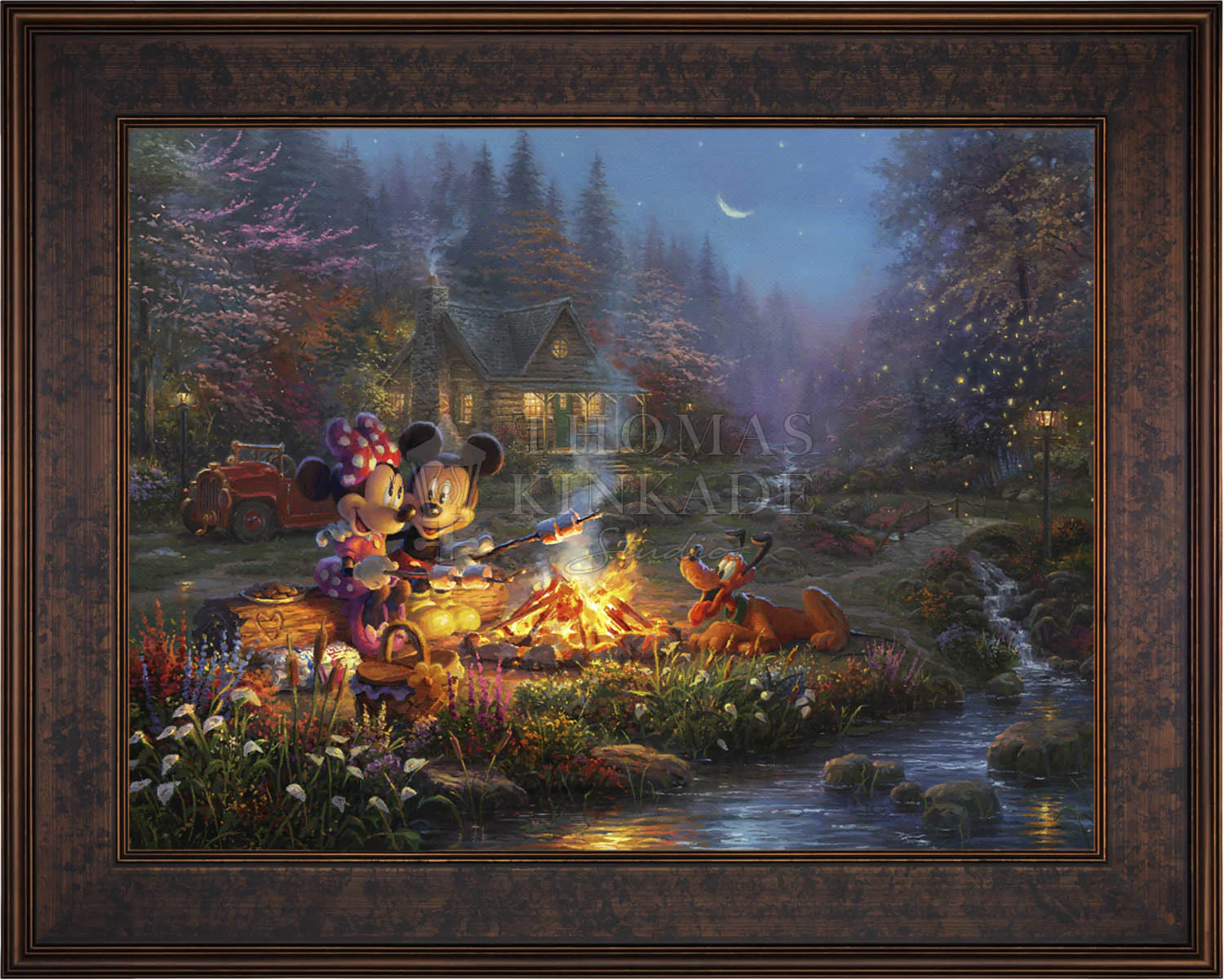 Disney Mickey and Minnie - Sweetheart Campfire - Limited Edition Canvas - Image 13
