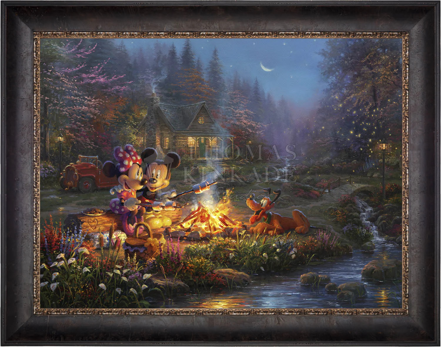 Disney Mickey and Minnie - Sweetheart Campfire - Limited Edition Canvas - Image 6
