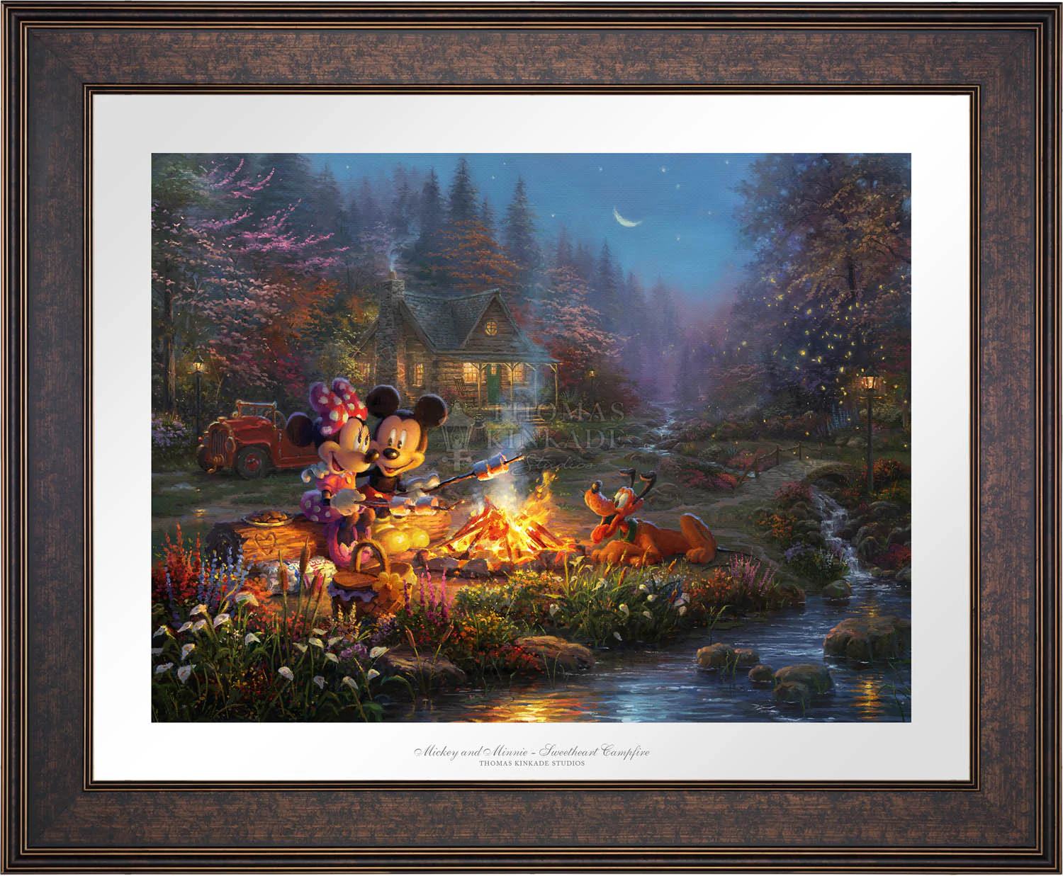 Disney Mickey and Minnie - Sweetheart Campfire - Limited Edition Paper - Image 2