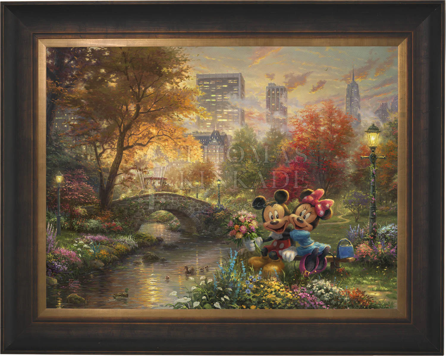 Disney Mickey and Minnie - Sweetheart Central Park - Jewel Edition Art - Image 11