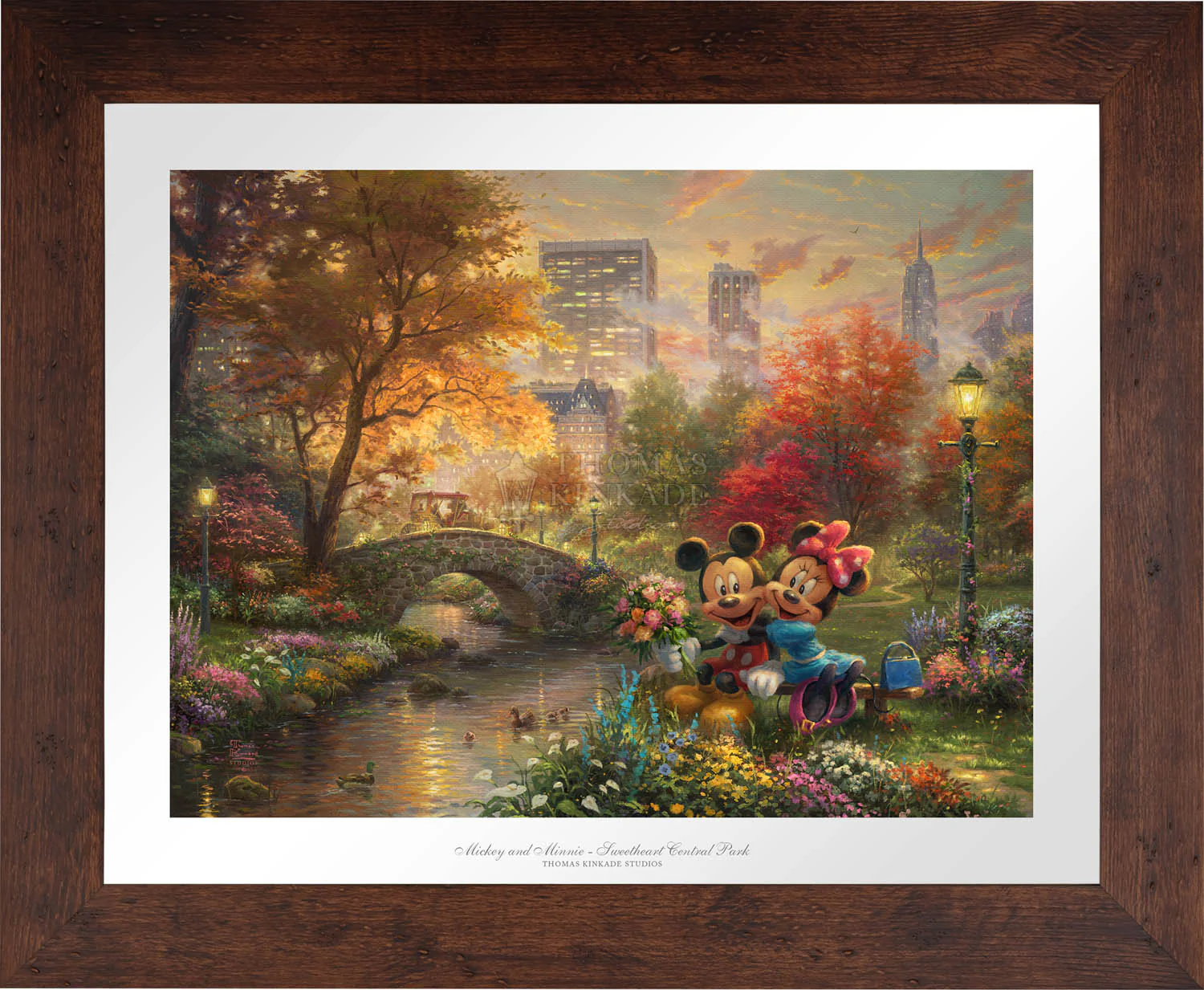 Disney Mickey and Minnie - Sweetheart Central Park - Limited Edition Paper