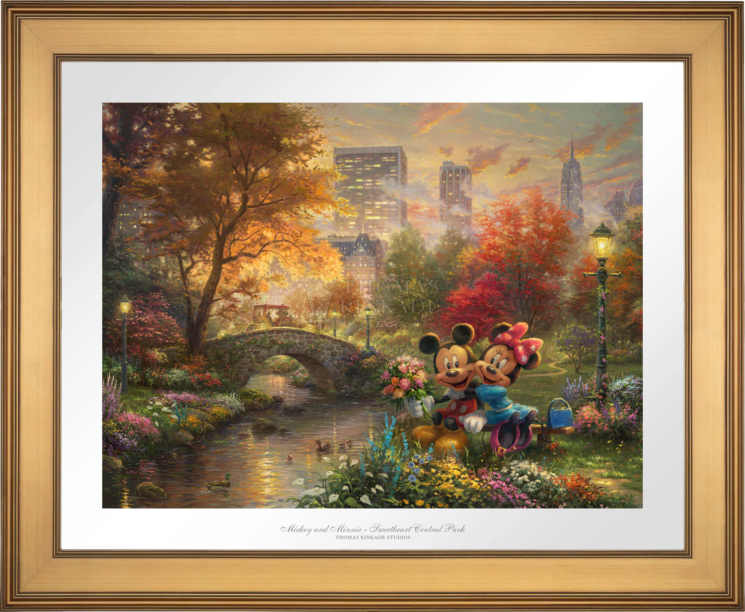 Disney Mickey and Minnie - Sweetheart Central Park - Limited Edition Paper - Image 3