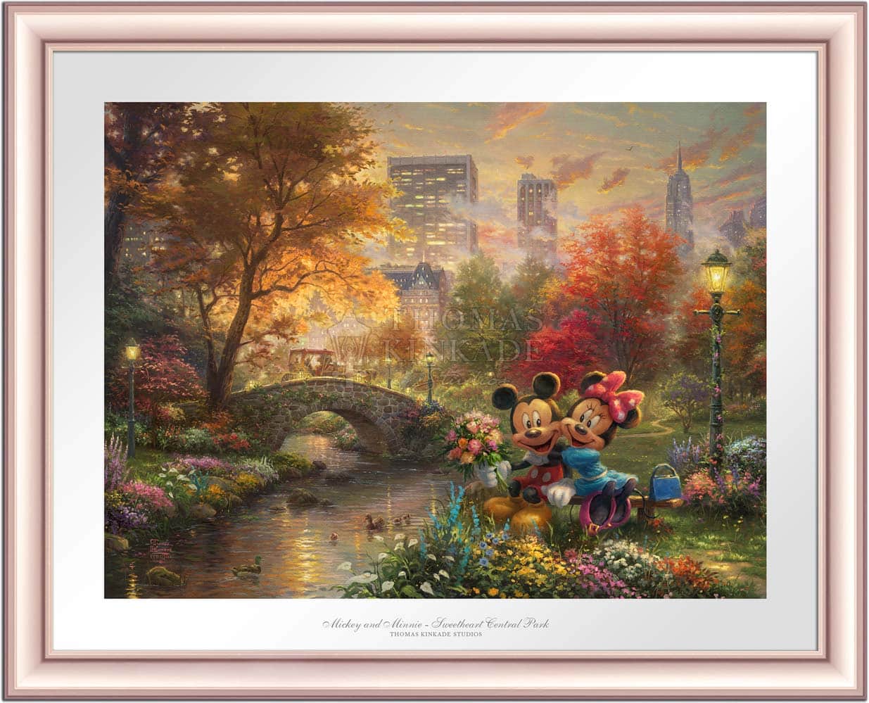 Disney Mickey and Minnie - Sweetheart Central Park - Limited Edition Paper - Image 4