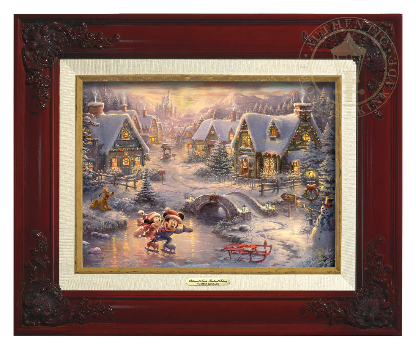 Disney Mickey and Minnie - Sweetheart Holiday - Canvas Classics - Image 4