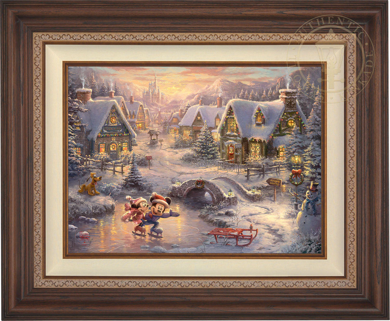 Disney Mickey and Minnie - Sweetheart Holiday - Jewel Edition Art - Image 11