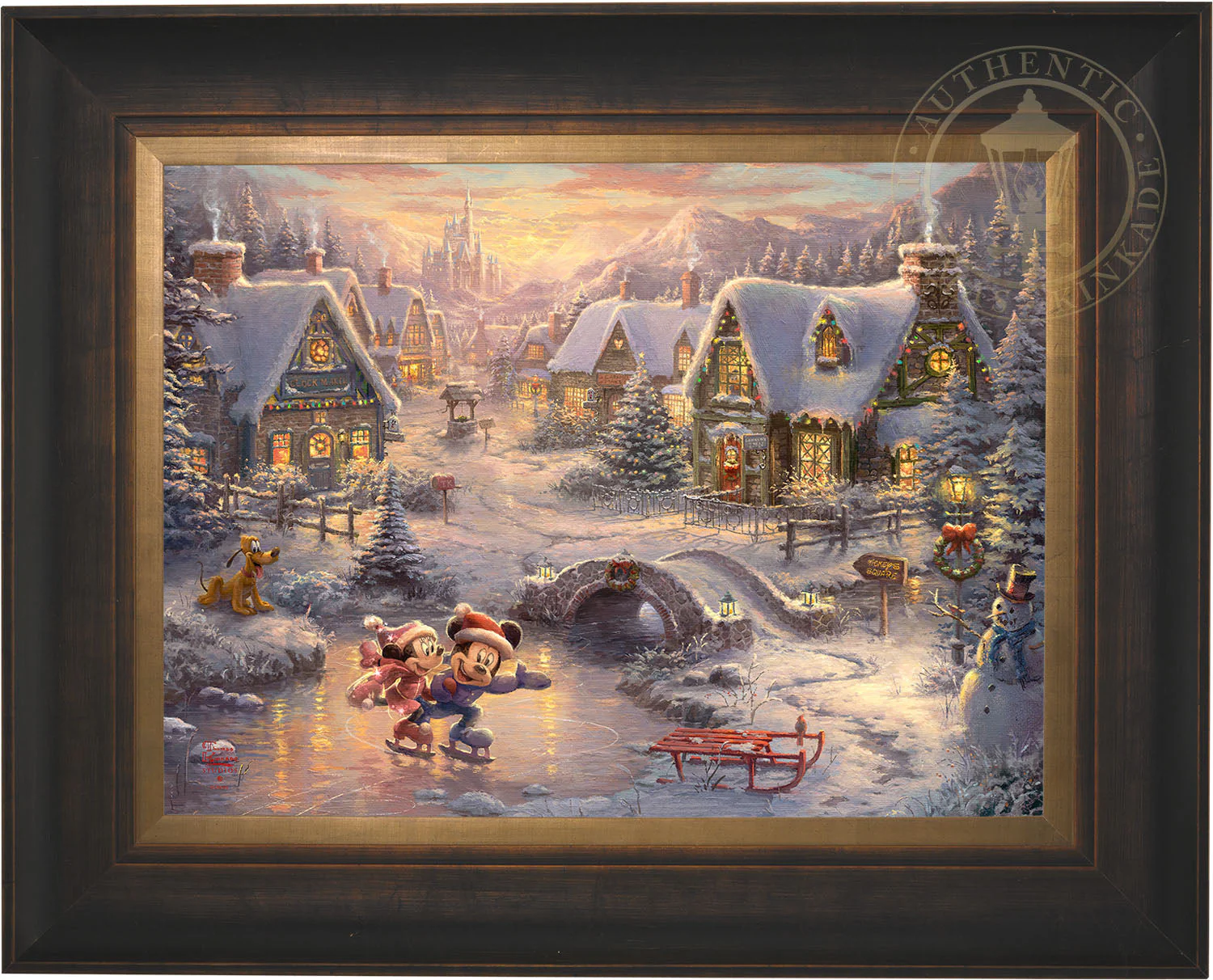 Disney Mickey and Minnie - Sweetheart Holiday - Jewel Edition Art - Image 12