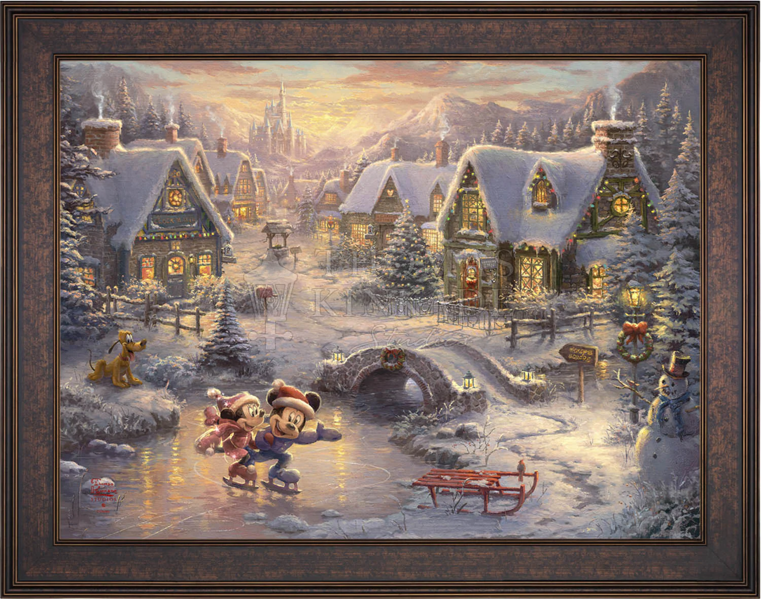 Disney Mickey and Minnie - Sweetheart Holiday - Jewel Edition Art - Image 14
