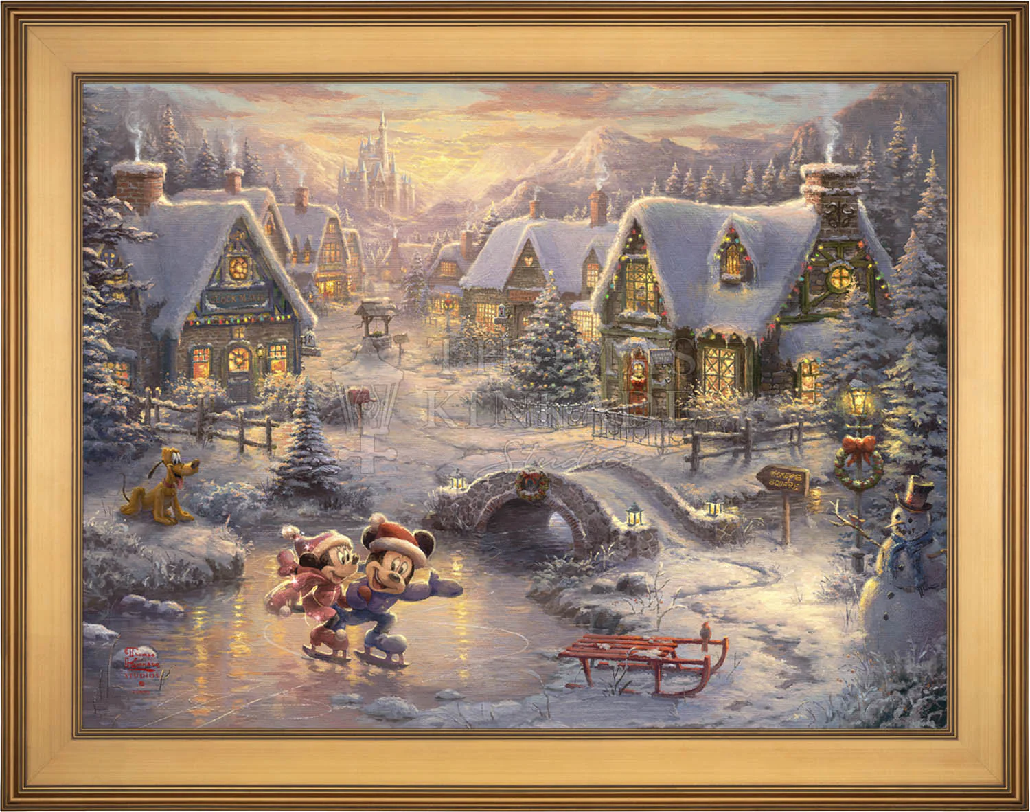 Disney Mickey and Minnie - Sweetheart Holiday - Jewel Edition Art - Image 16