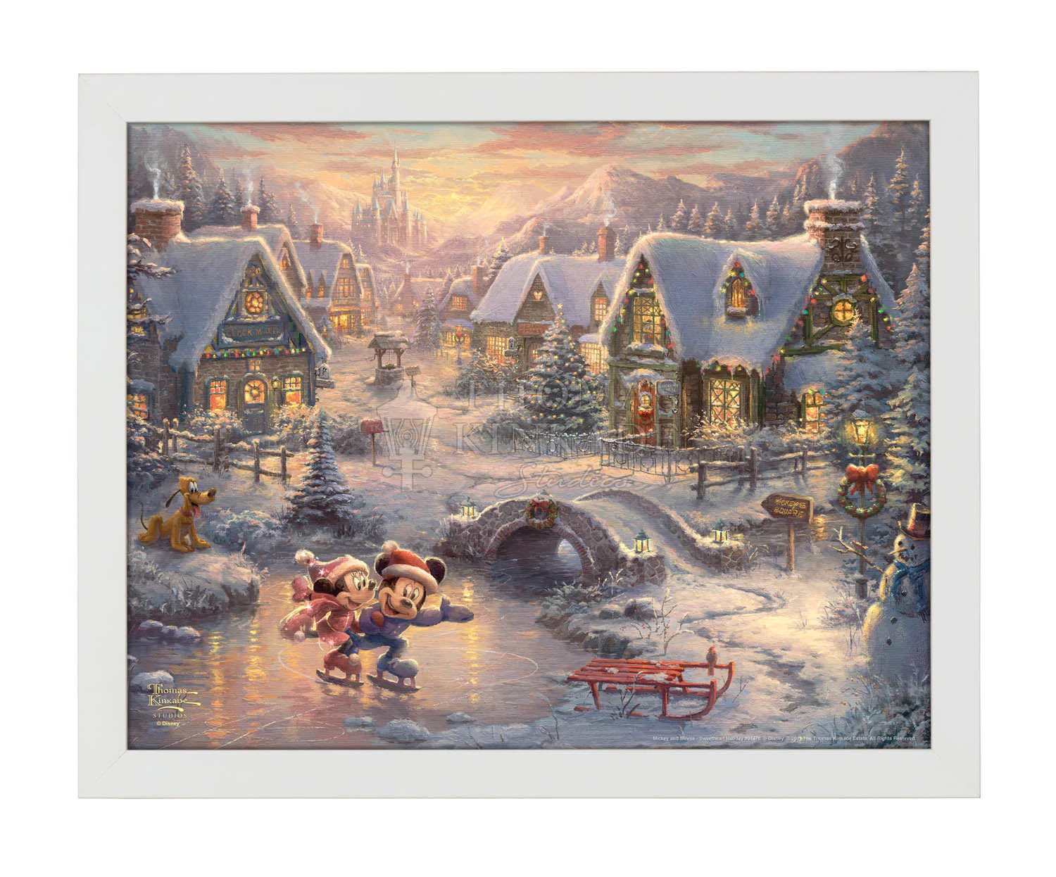 Disney Mickey and Minnie - Sweetheart Holiday - Art Prints - Image 4
