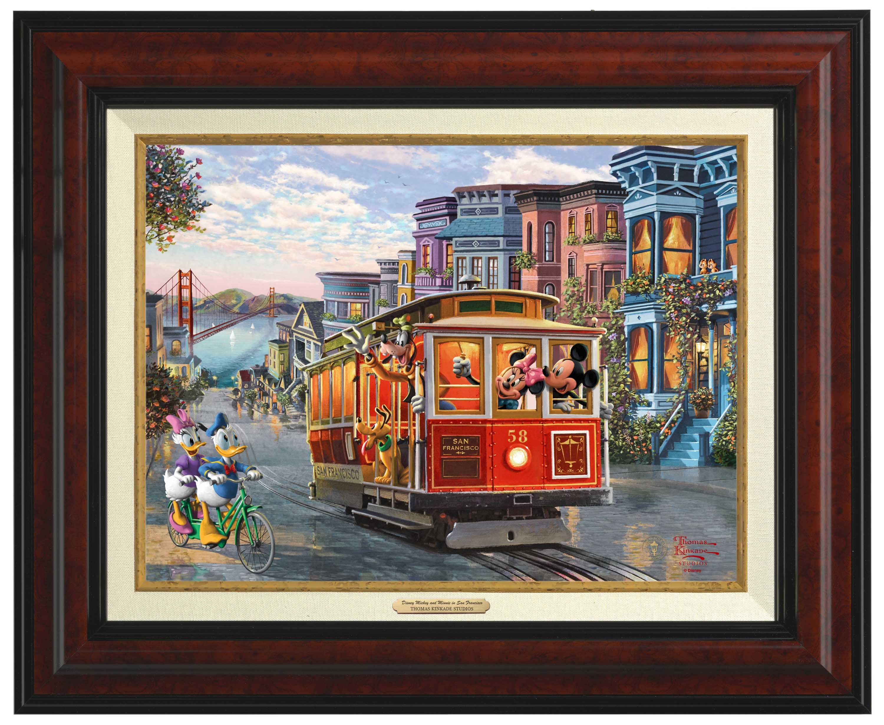 Disney Mickey and Minnie in San Francisco - Canvas Classics - Image 3