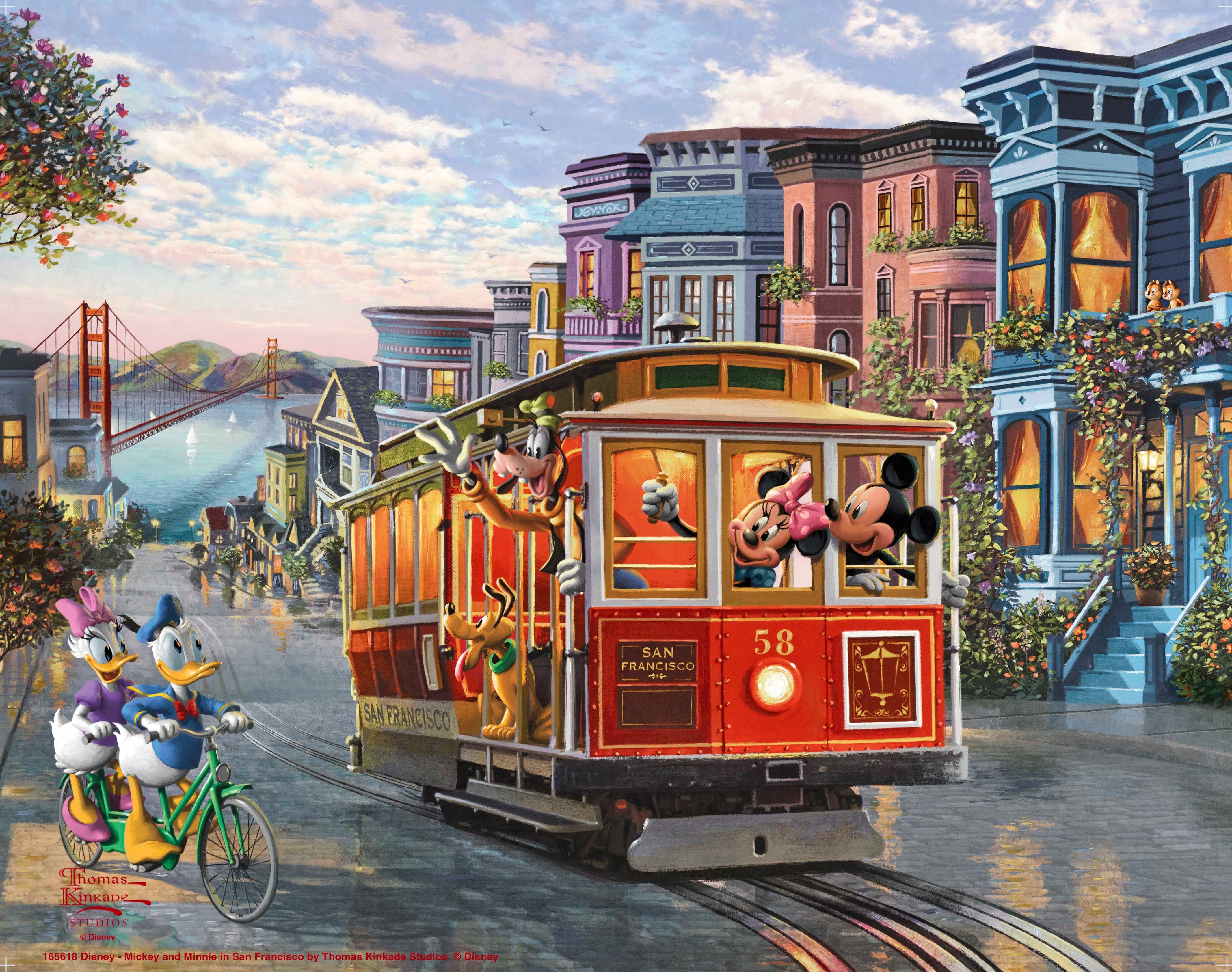 Disney Mickey and Minnie in San Francisco - Art Prints - Image 6