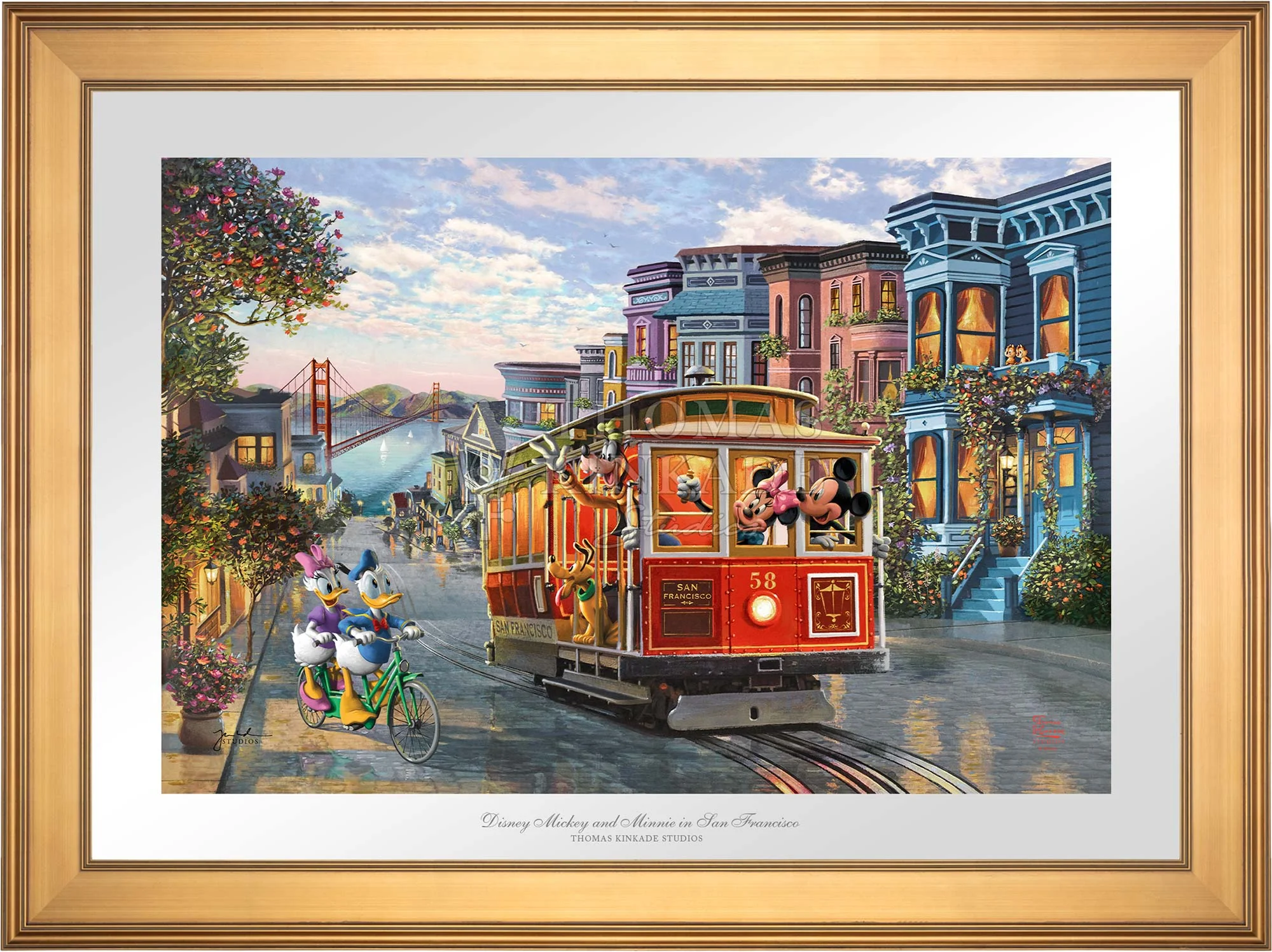 Disney Mickey and Minnie in San Francisco - Limited Edition Paper - Image 4