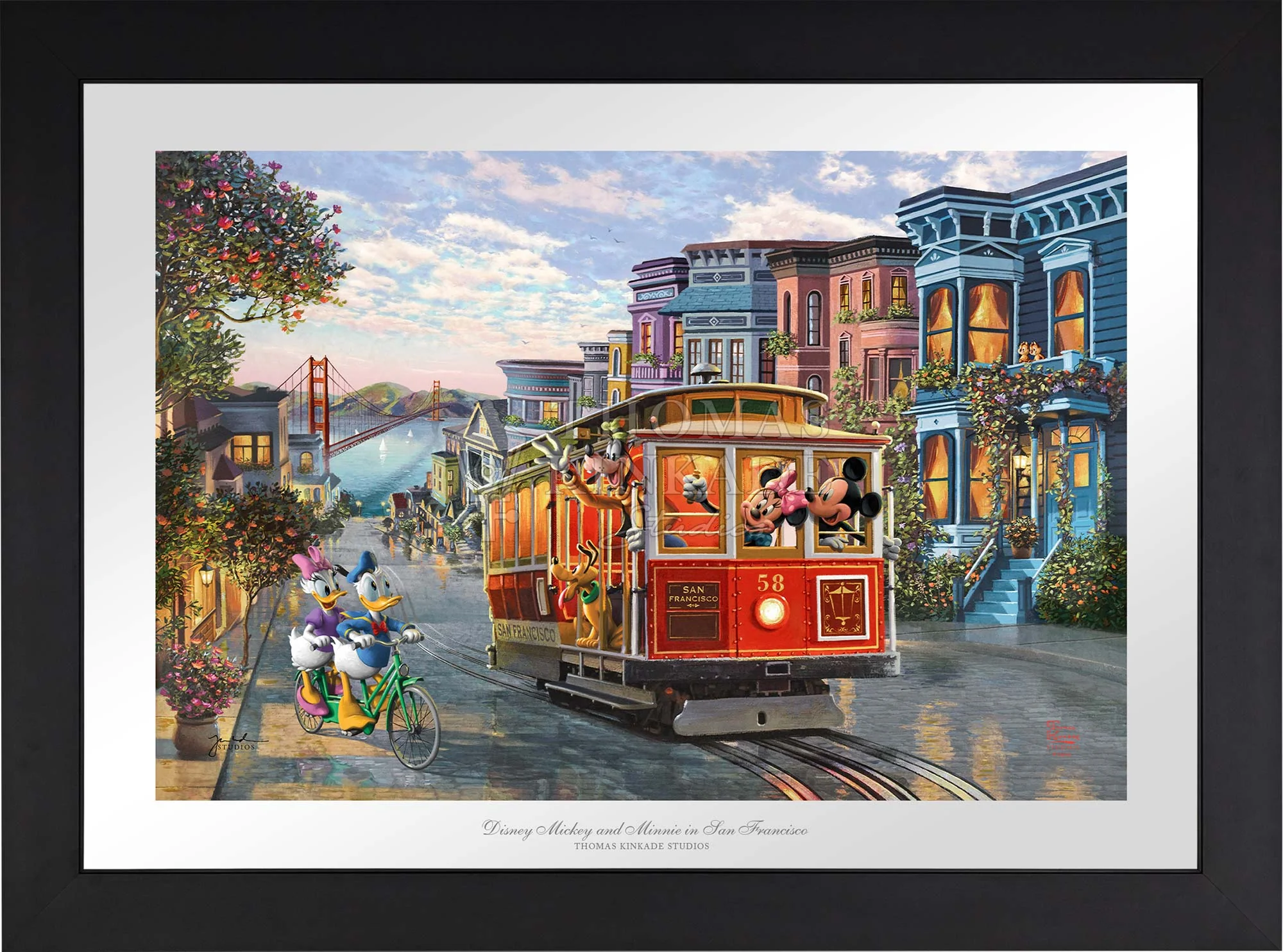Disney Mickey and Minnie in San Francisco - Limited Edition Paper - Image 6