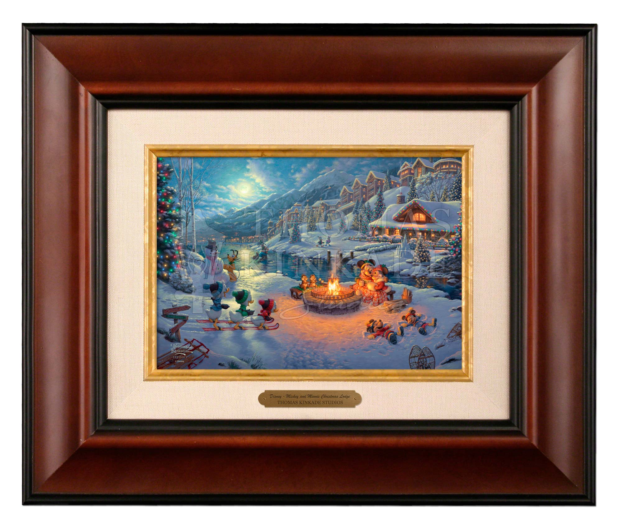 Disney Mickey and Minnie Christmas Lodge - Brushworks