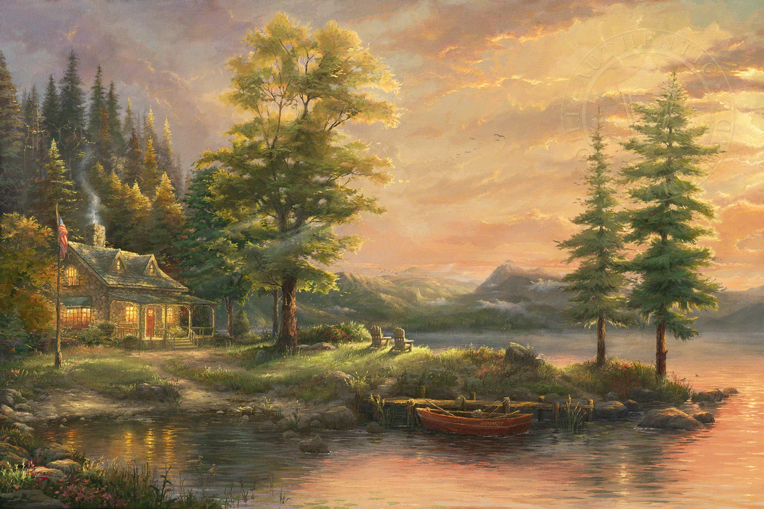 Morning Light Lake - Limited Edition Canvas - Image 19