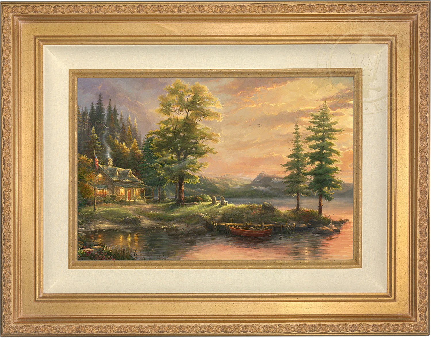 Morning Light Lake - Limited Edition Canvas - Image 3