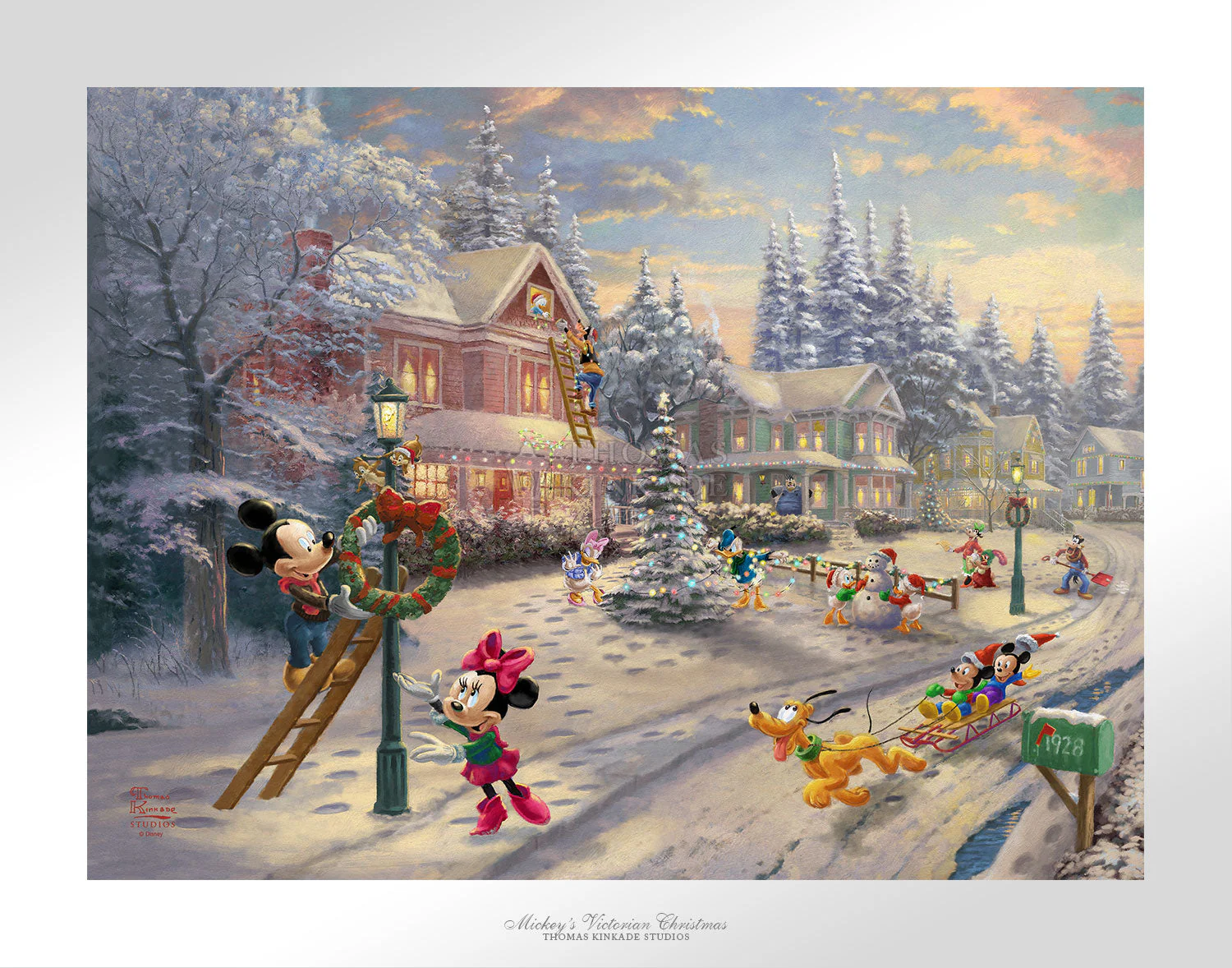 Disney Mickey's Victorian Christmas - Limited Edition Paper - Image 6