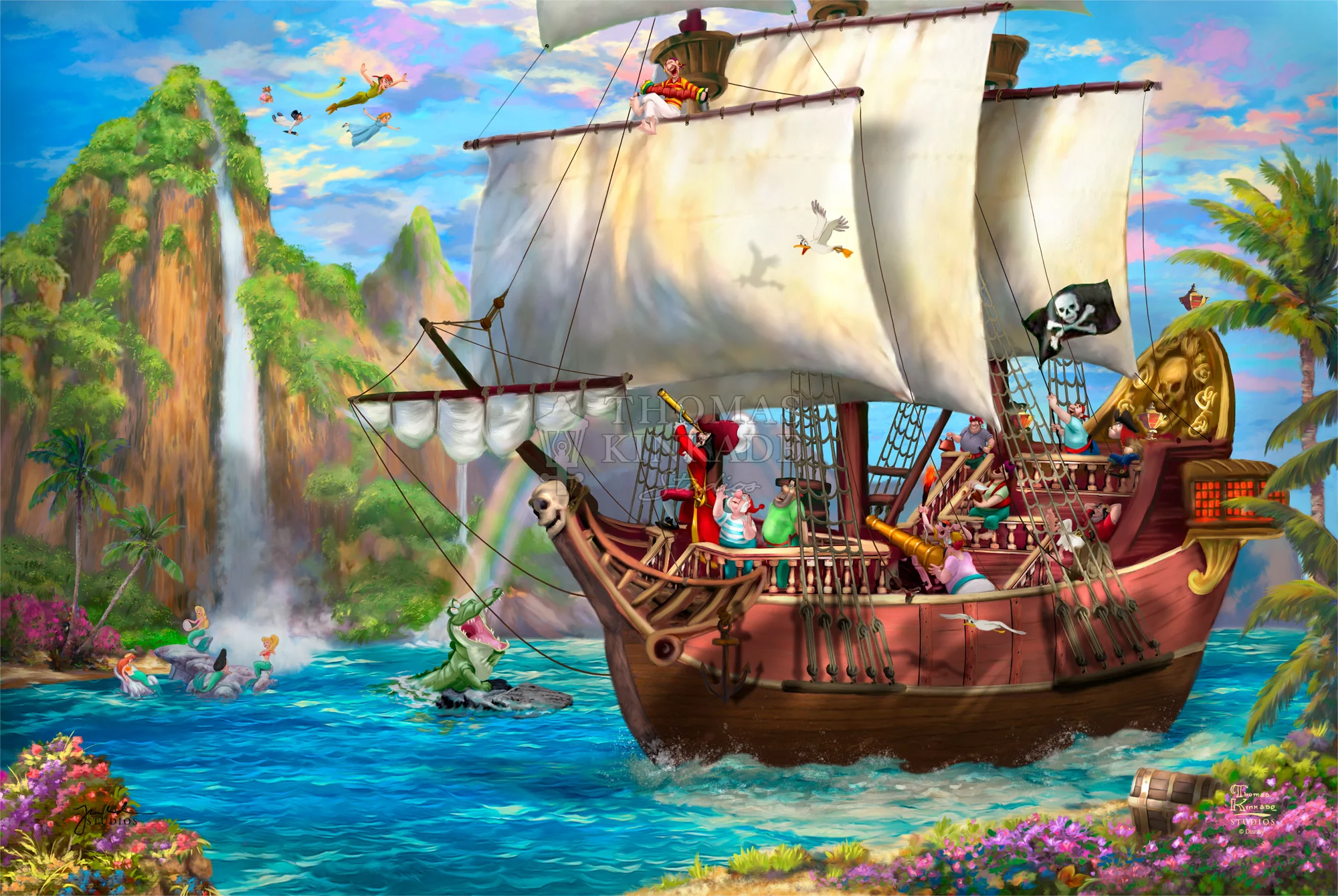 Disney Captain Hook's Never Land Voyage - Jewel Edition Art - Image 2