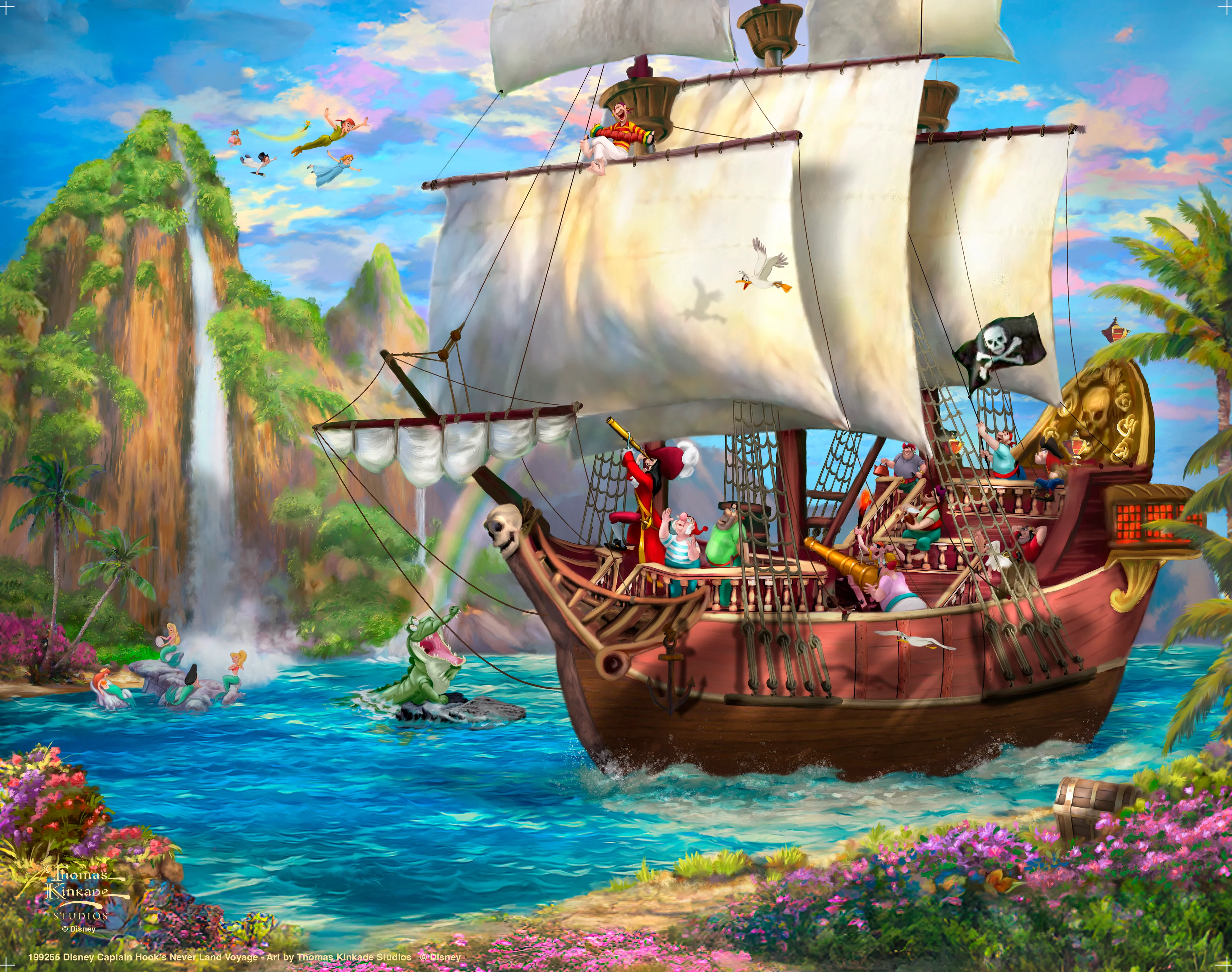 Disney Captain Hook's Never Land Voyage - Art Prints - Image 6