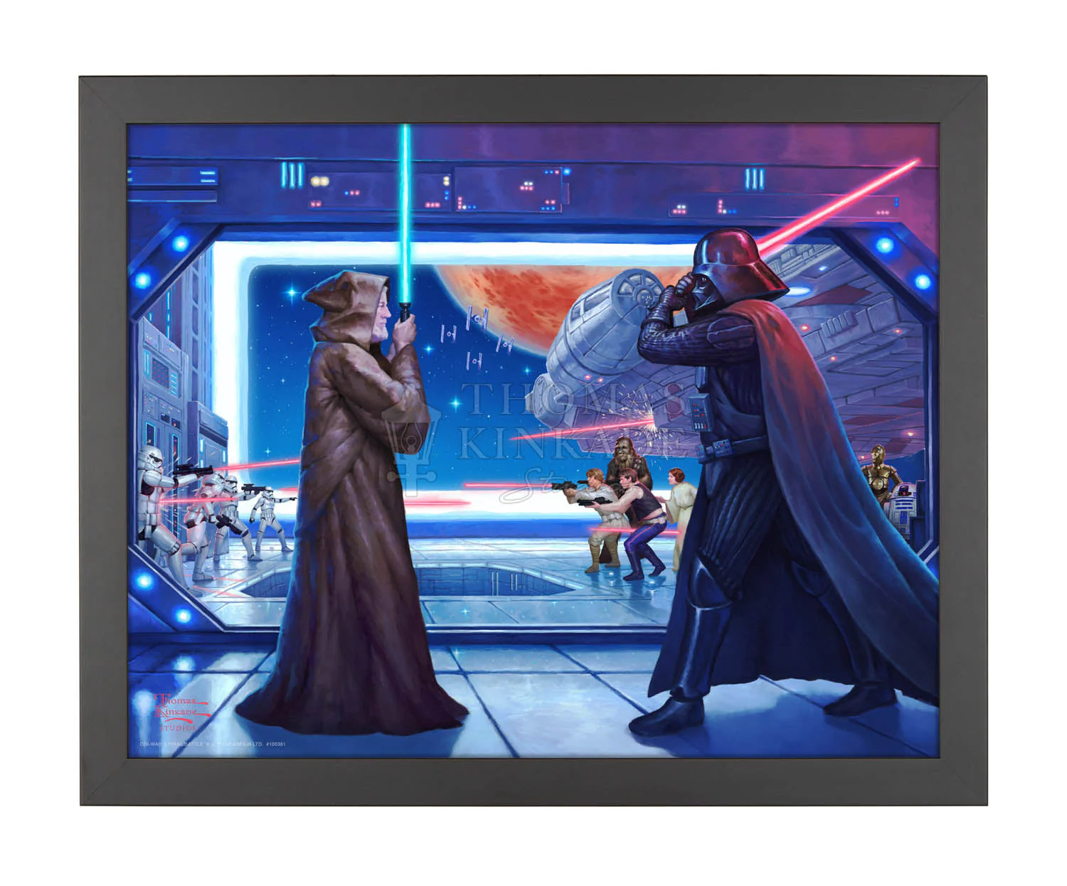 Obi-Wan's™ Final Battle - Art Prints