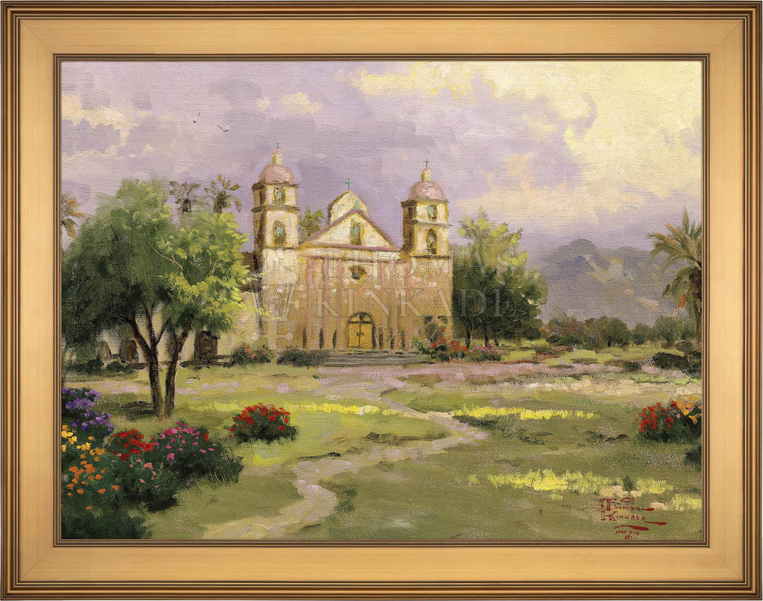 The Old Mission, Santa Barbara - Limited Edition Canvas - Image 15
