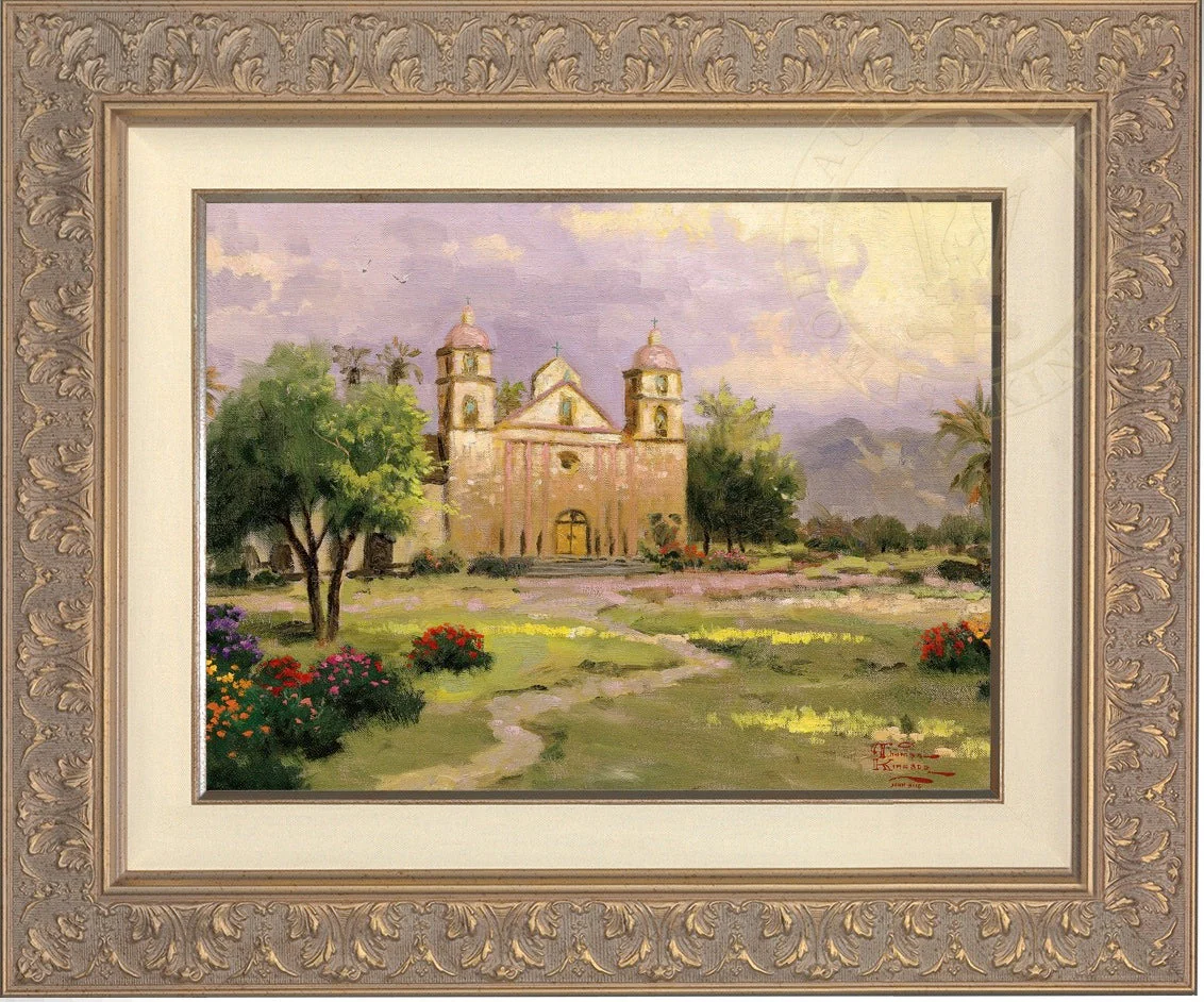The Old Mission, Santa Barbara - Limited Edition Canvas - Image 7