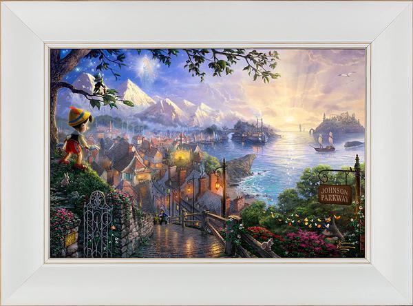 Disney Pinocchio Wishes Upon A Star - Personalized Framed Canvas - Image 6