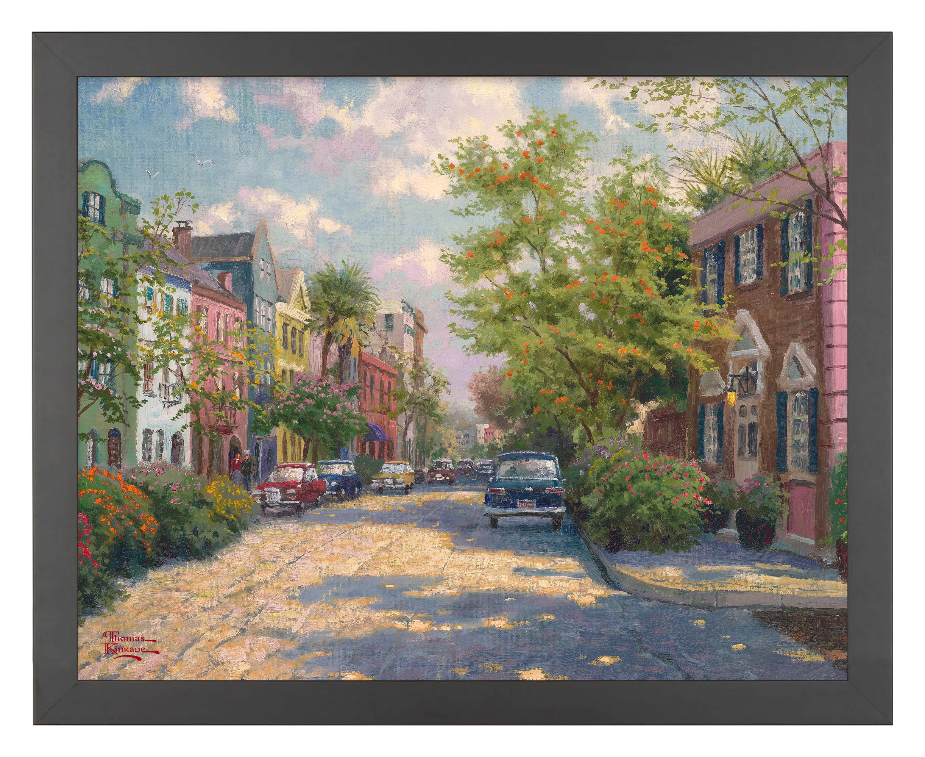 Rainbow Row, Charleston - Art Prints