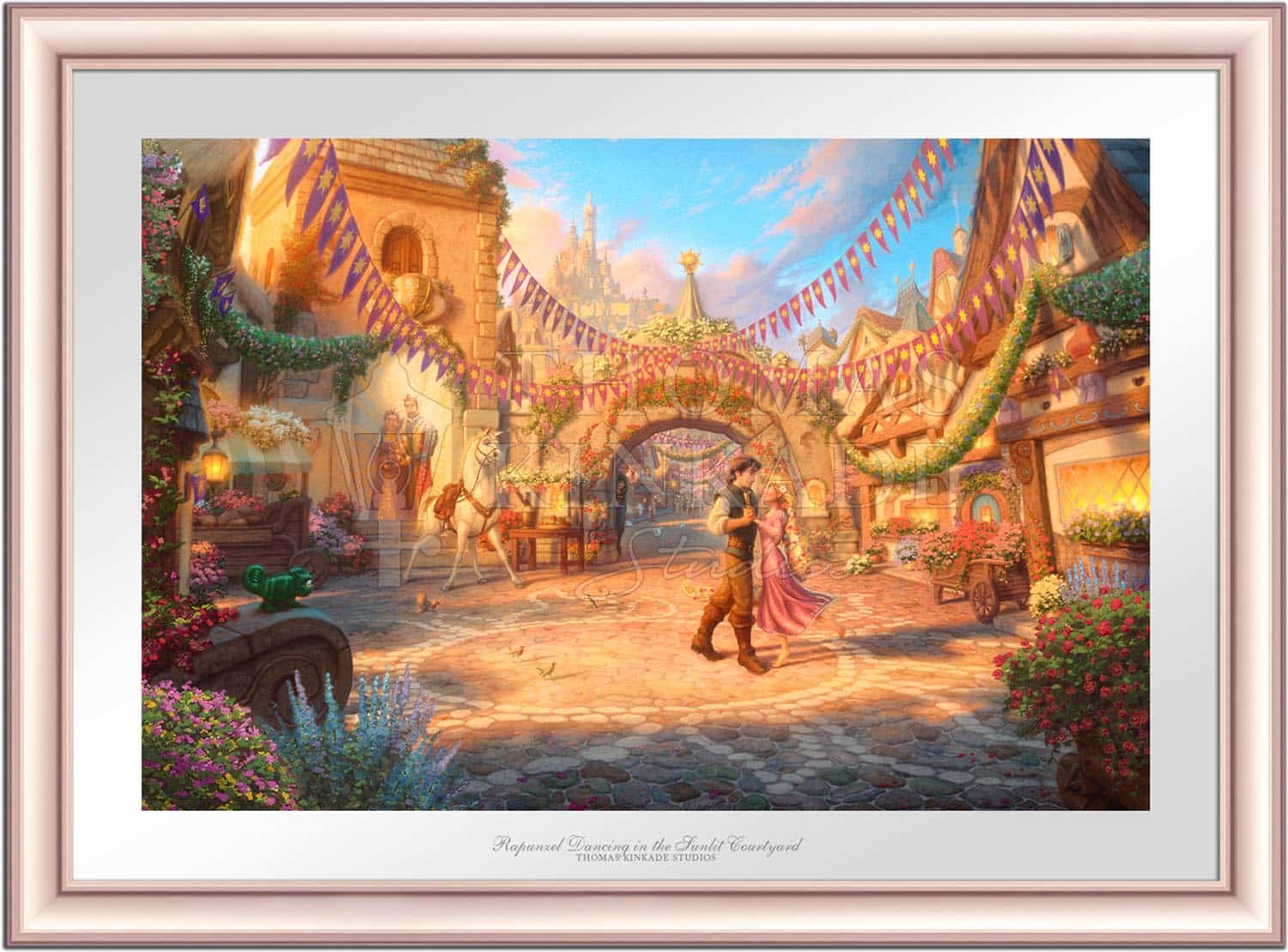 Disney Rapunzel Dancing in the Sunlit Courtyard - Limited Edition Paper - Image 4