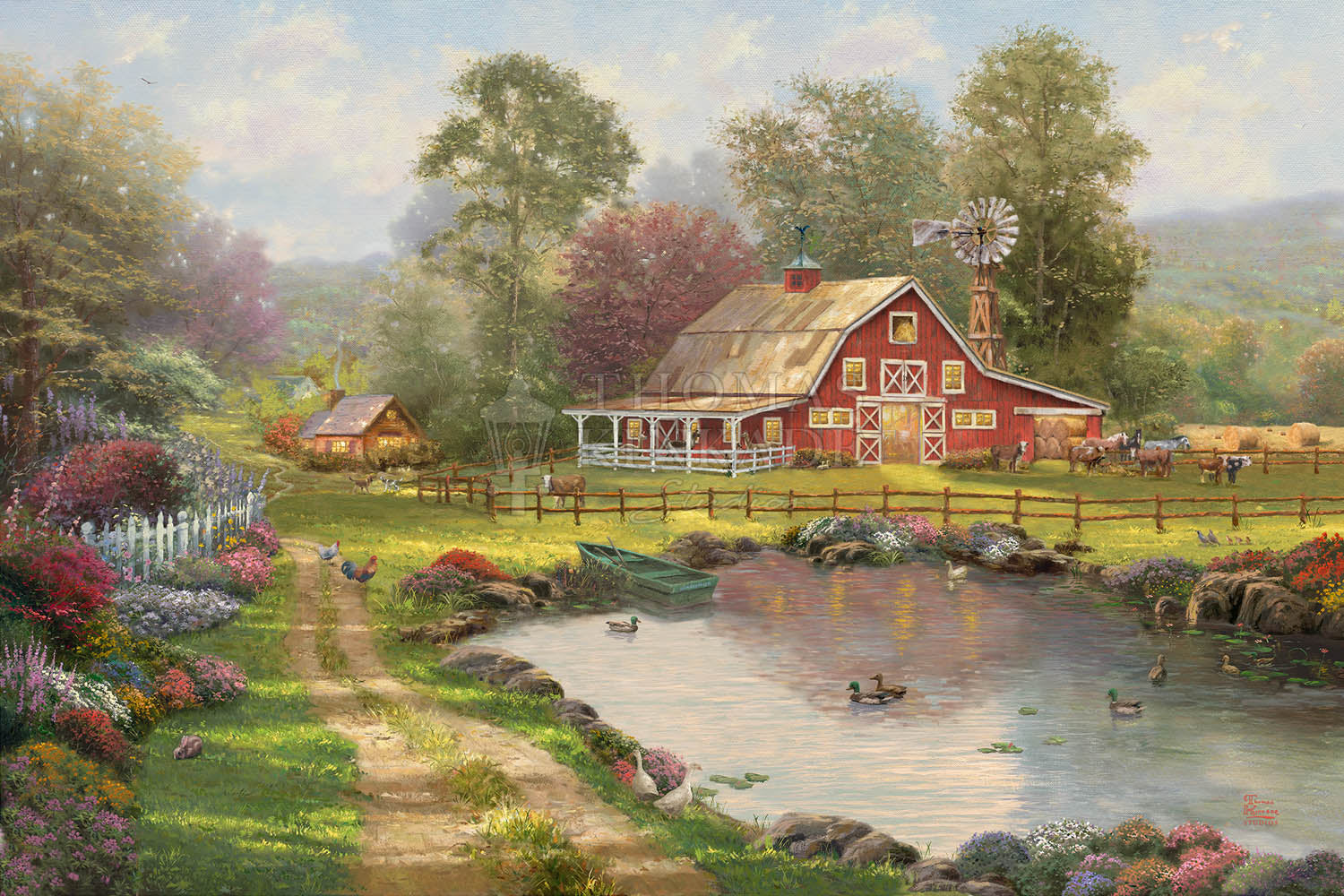 Red Barn Retreat - Limited Edition Canvas - Image 17